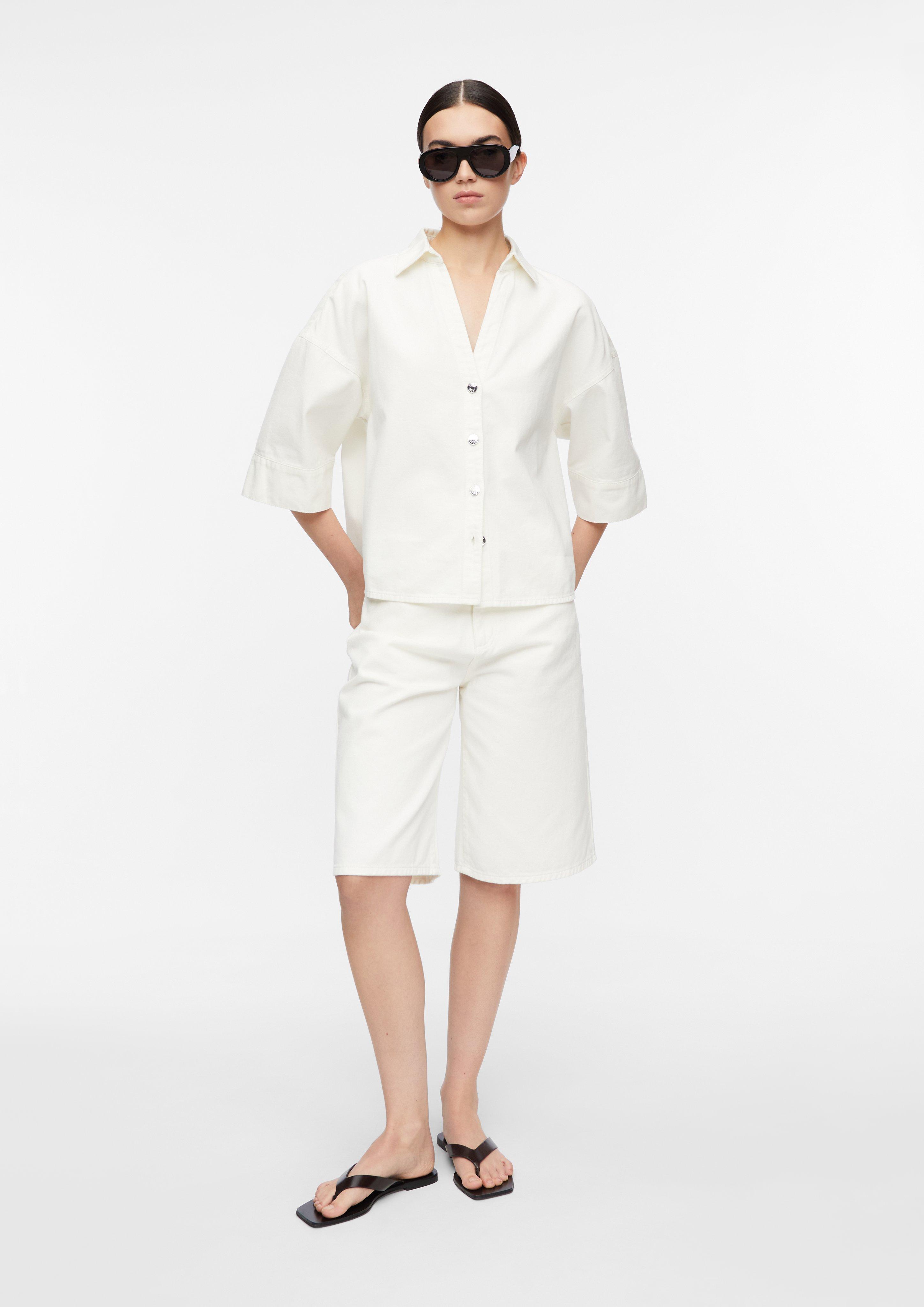Bluse in creme von COMMA