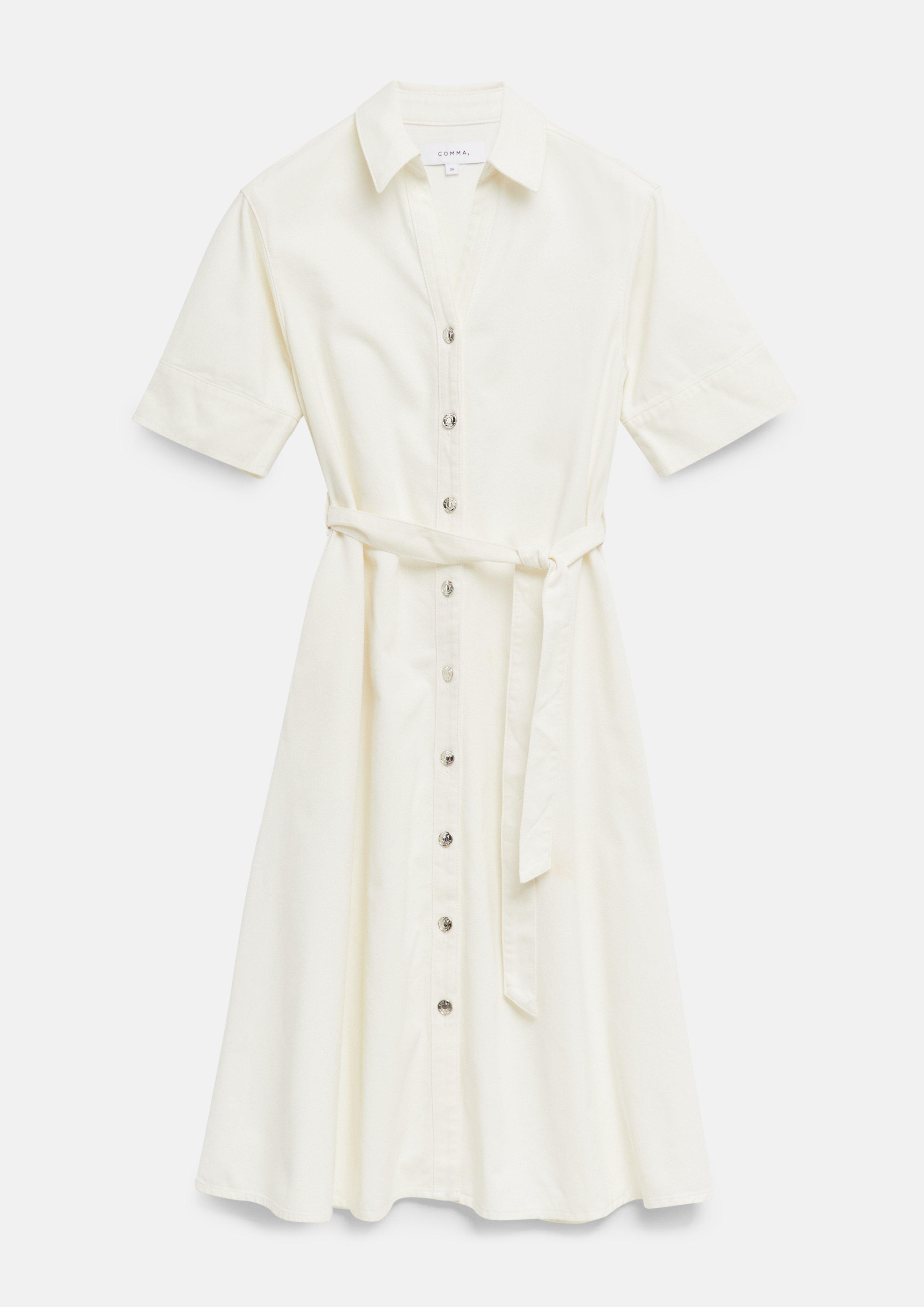 Kleid in weiß von COMMA