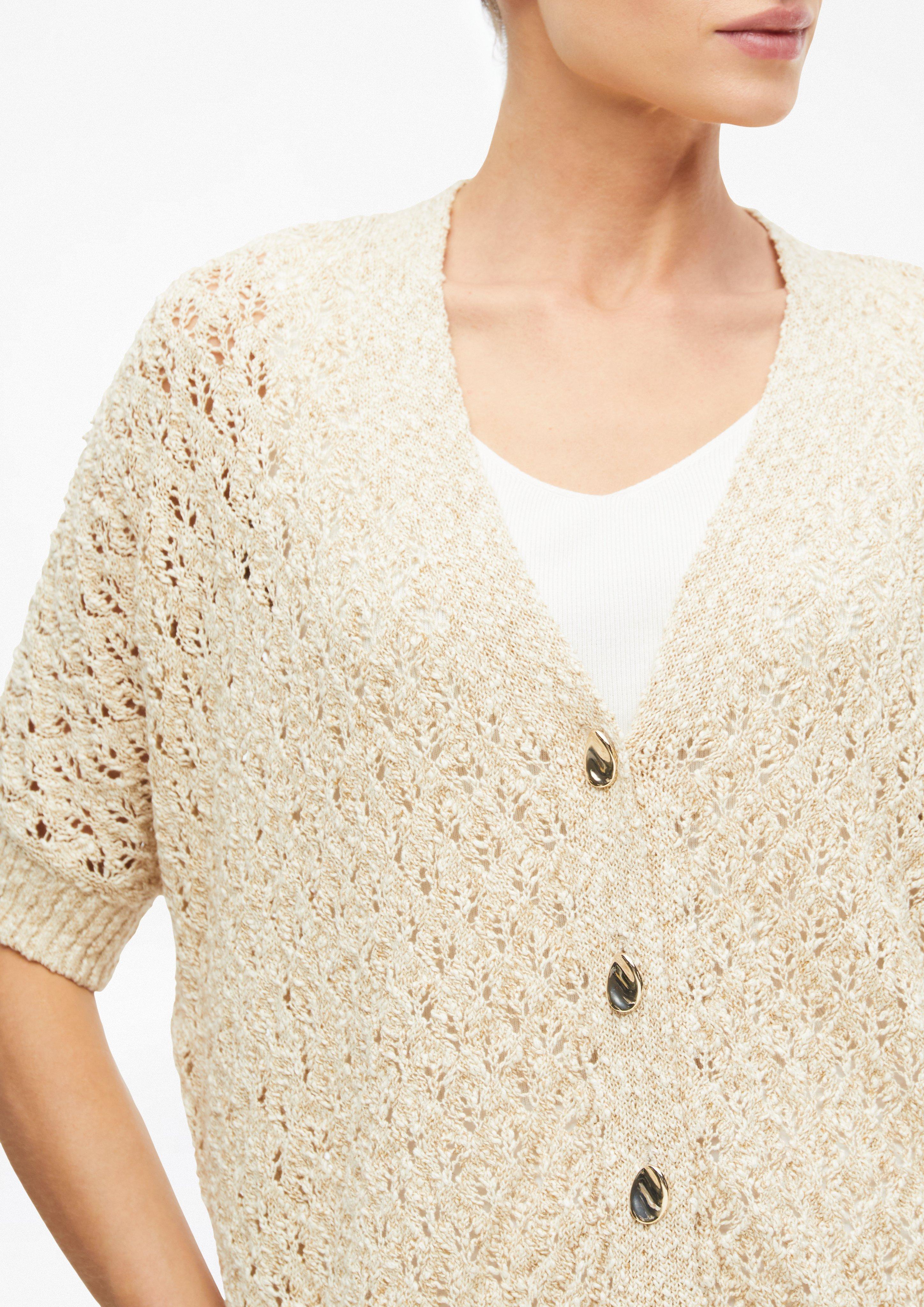 Damen Strickjacke in beige von s.Oliver BLACK LABEL