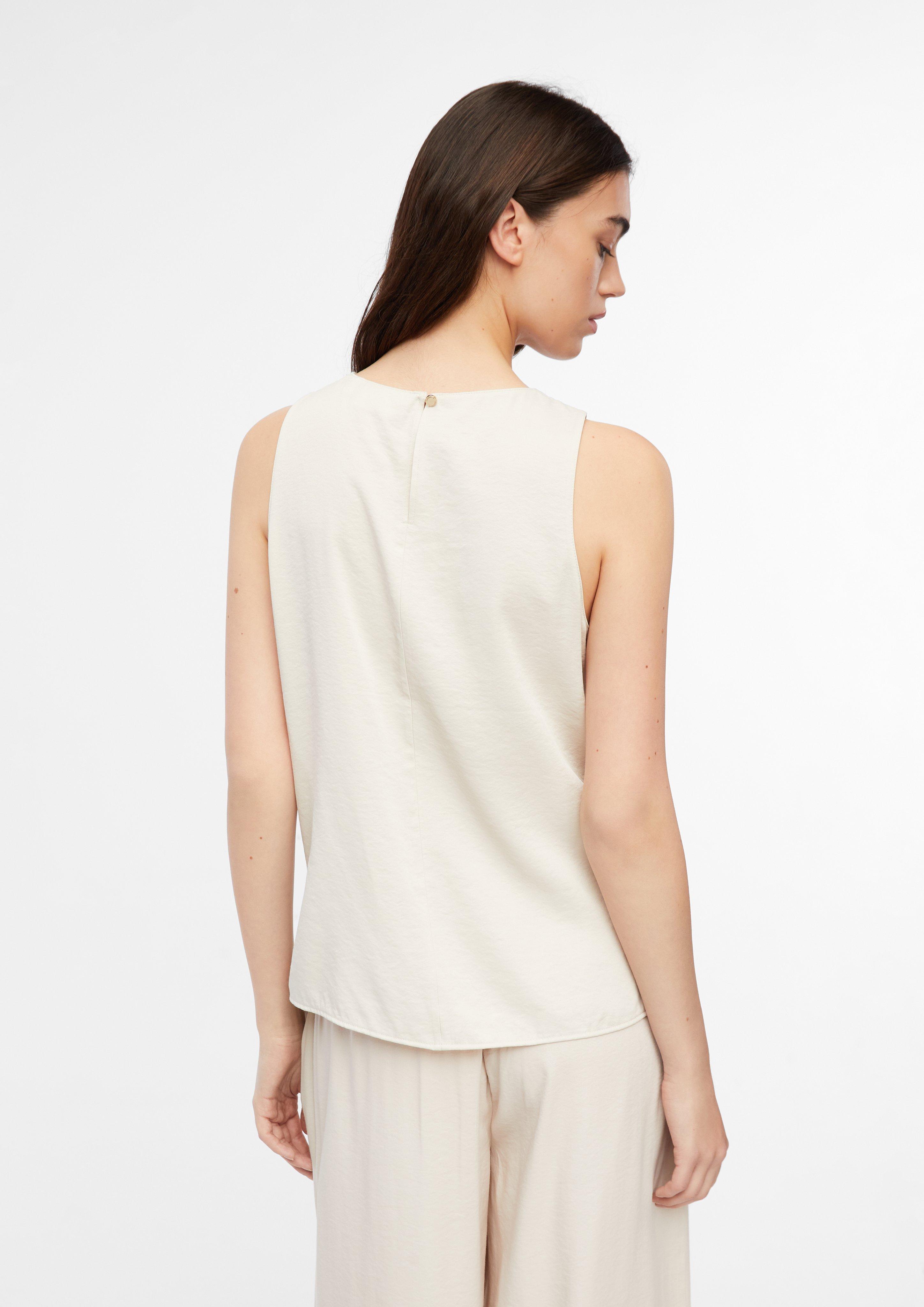 Bluse in beige von COMMA
