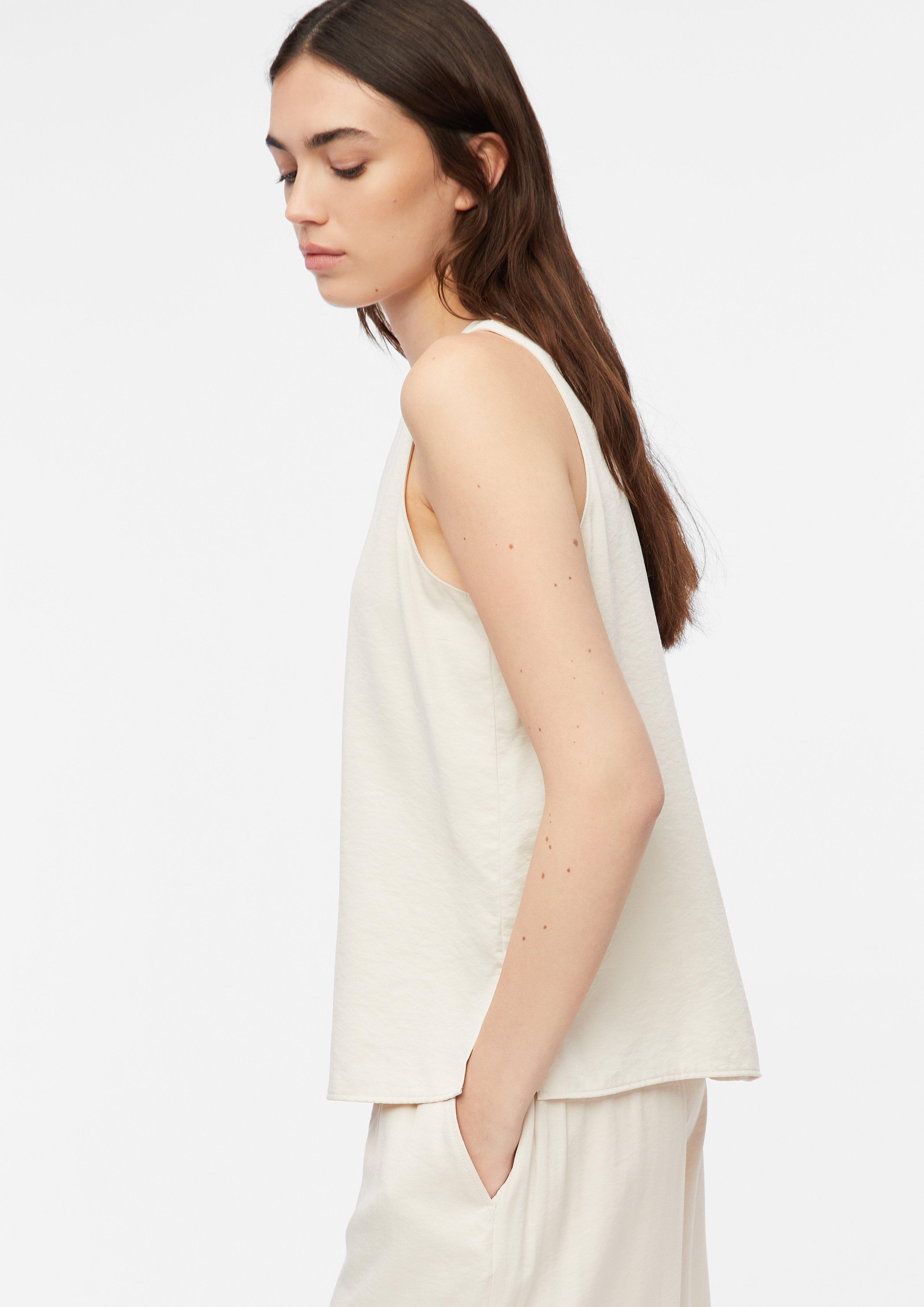 Bluse in beige von COMMA