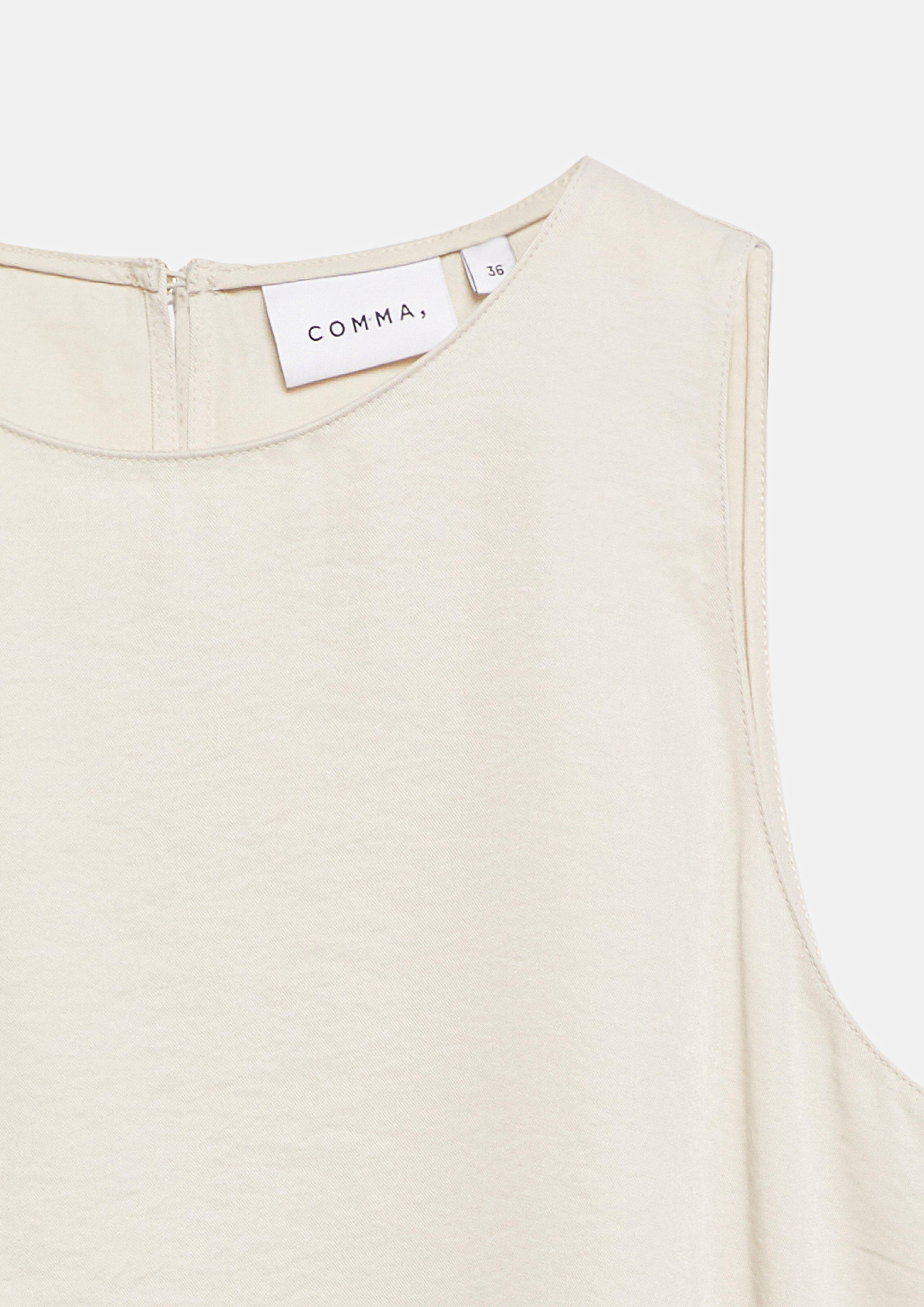 Bluse in beige von COMMA