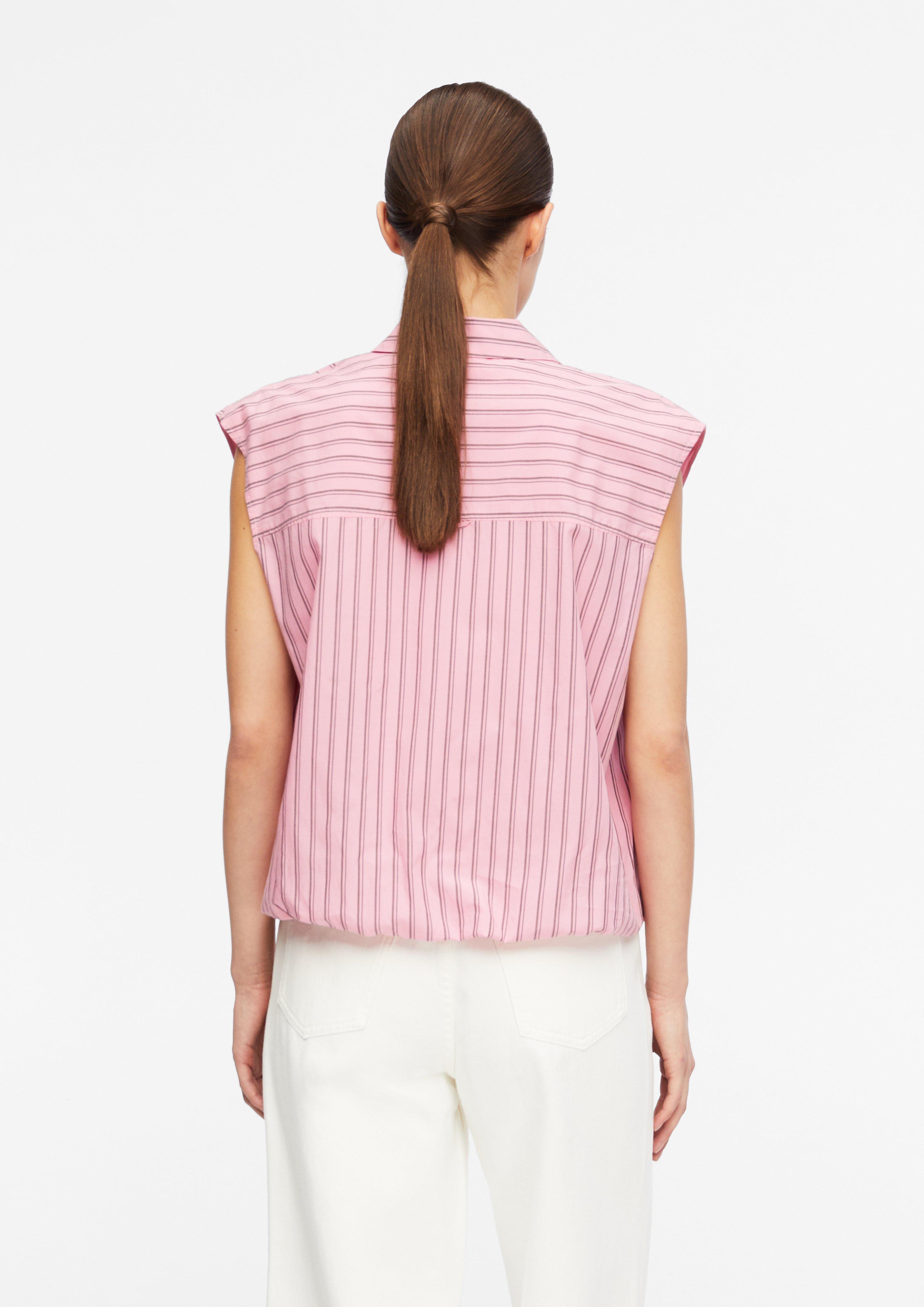 Ärmellose Bluse mit Ballon-Saum in  von COMMA