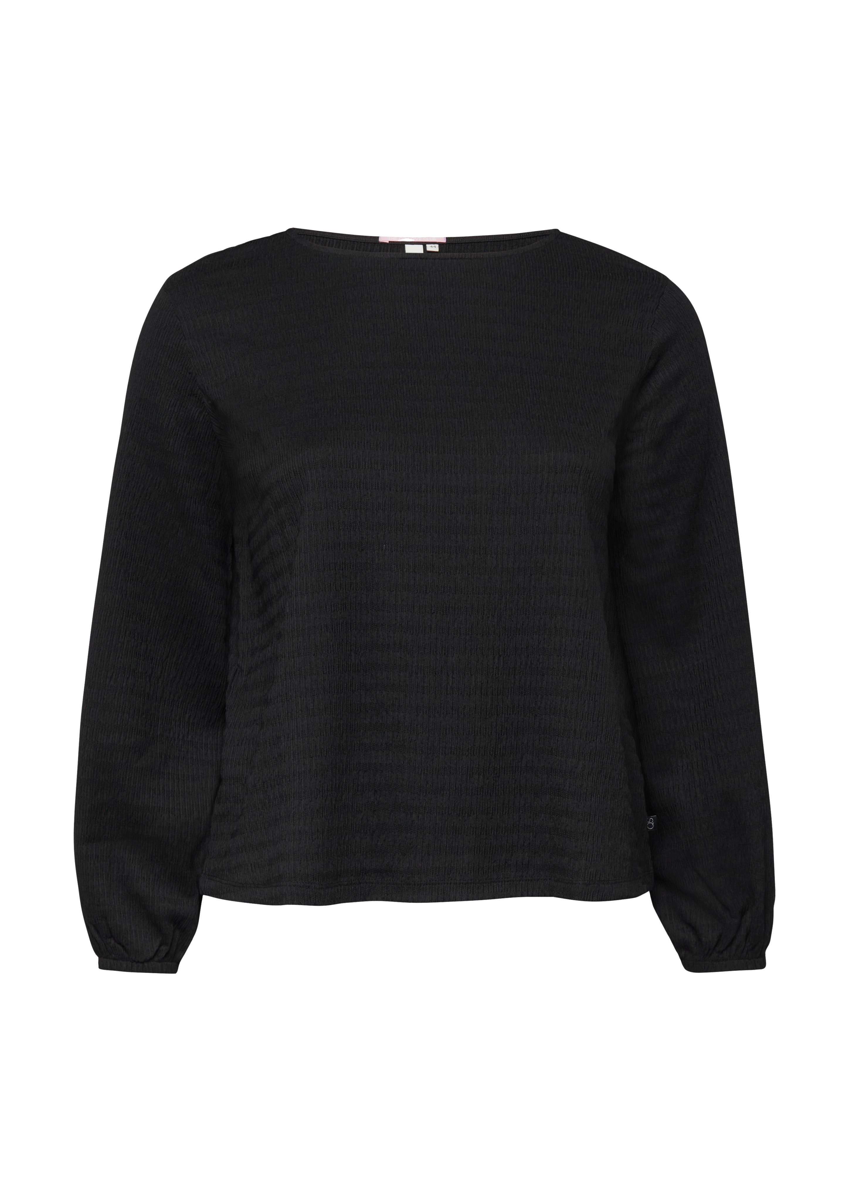 Shirt van getextureerde stof