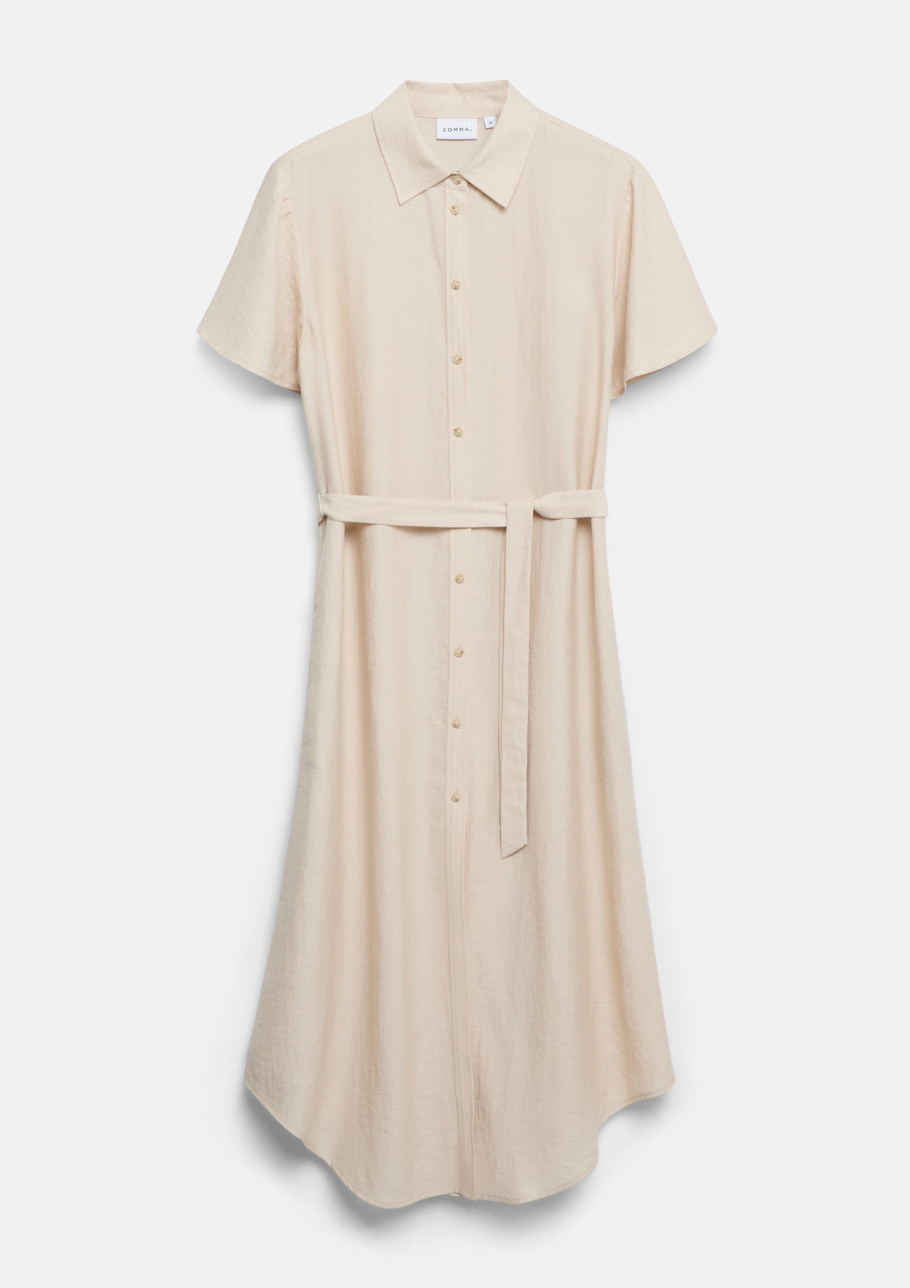 Kleid in beige von COMMA