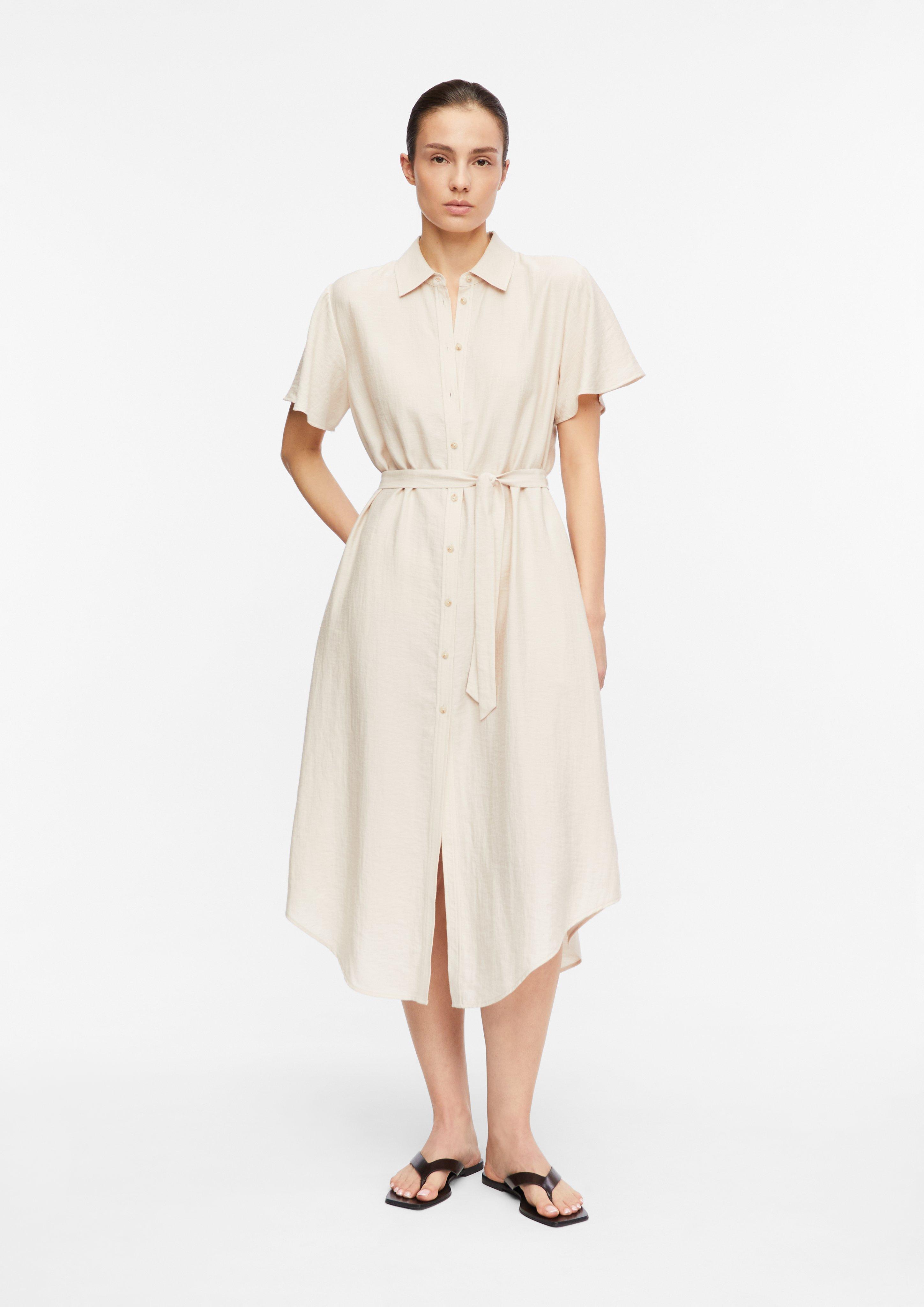 Kleid in helles beige von COMMA