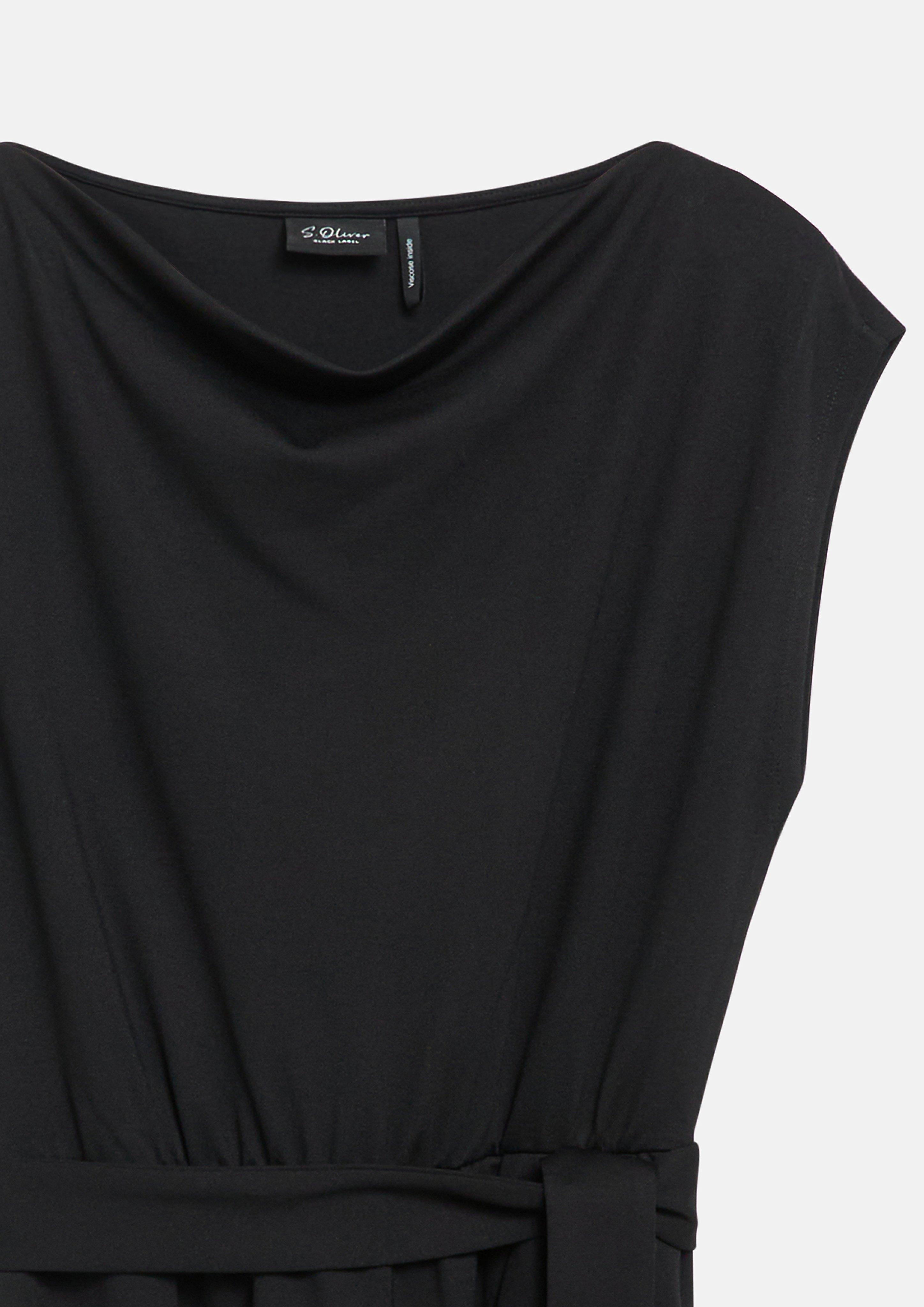 Dames Jurk in zwart van s.Oliver BLACK LABEL