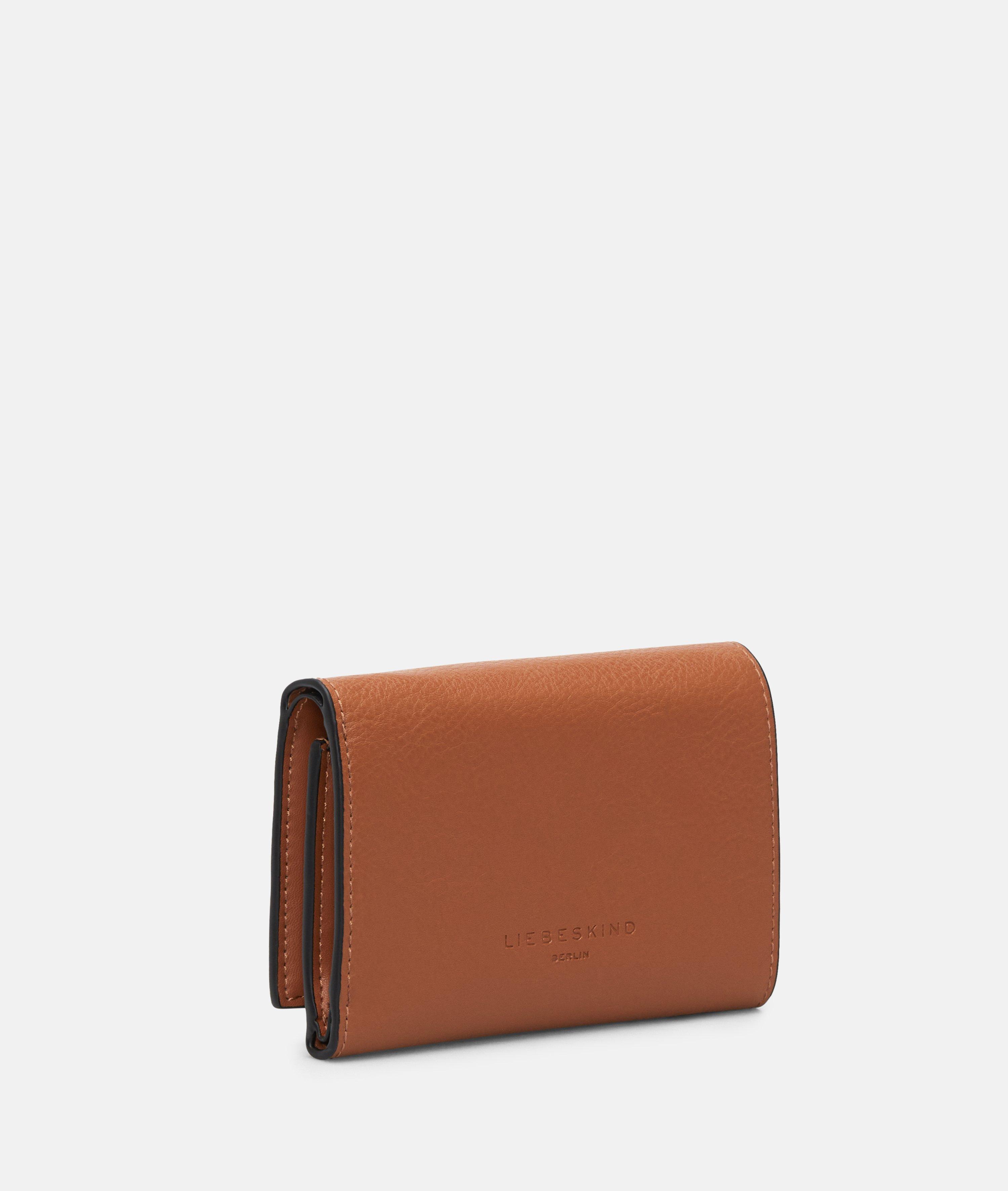 Femmes Portefeuille spacieux aspect cuir avec un grain authentique en brun de Liebeskind Berlin