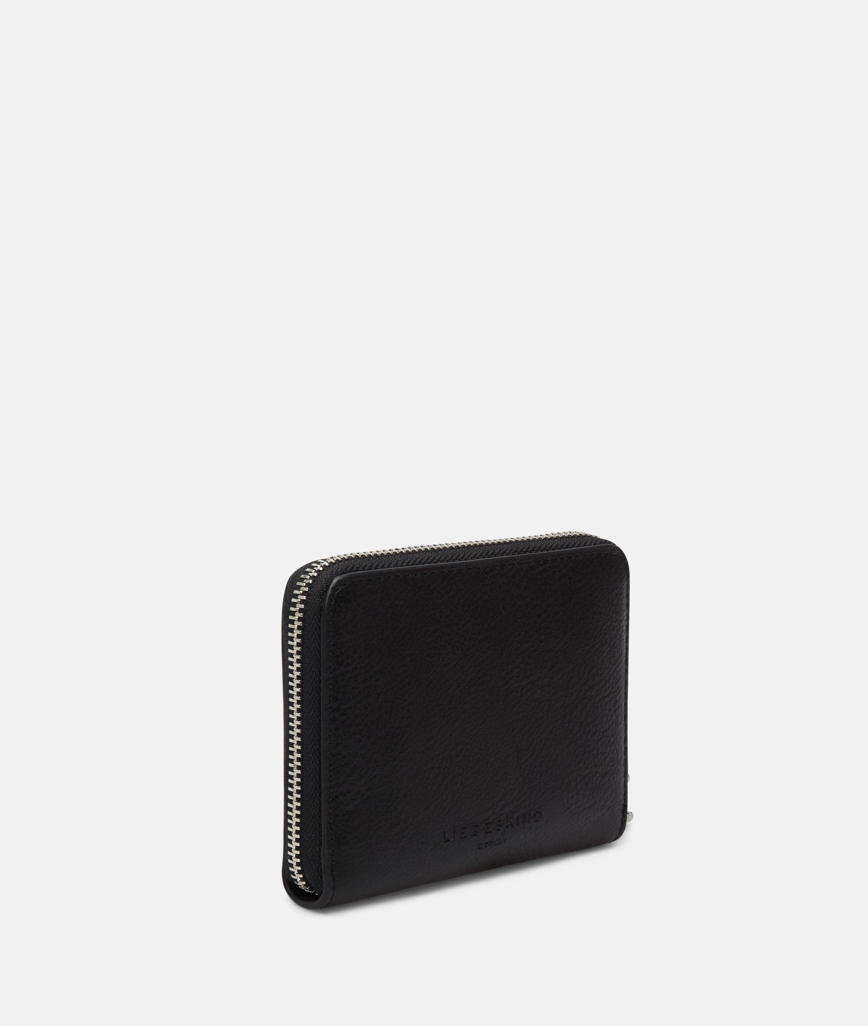Femmes Portefeuille spacieux aspect cuir avec un grain authentique en noir de Liebeskind Berlin