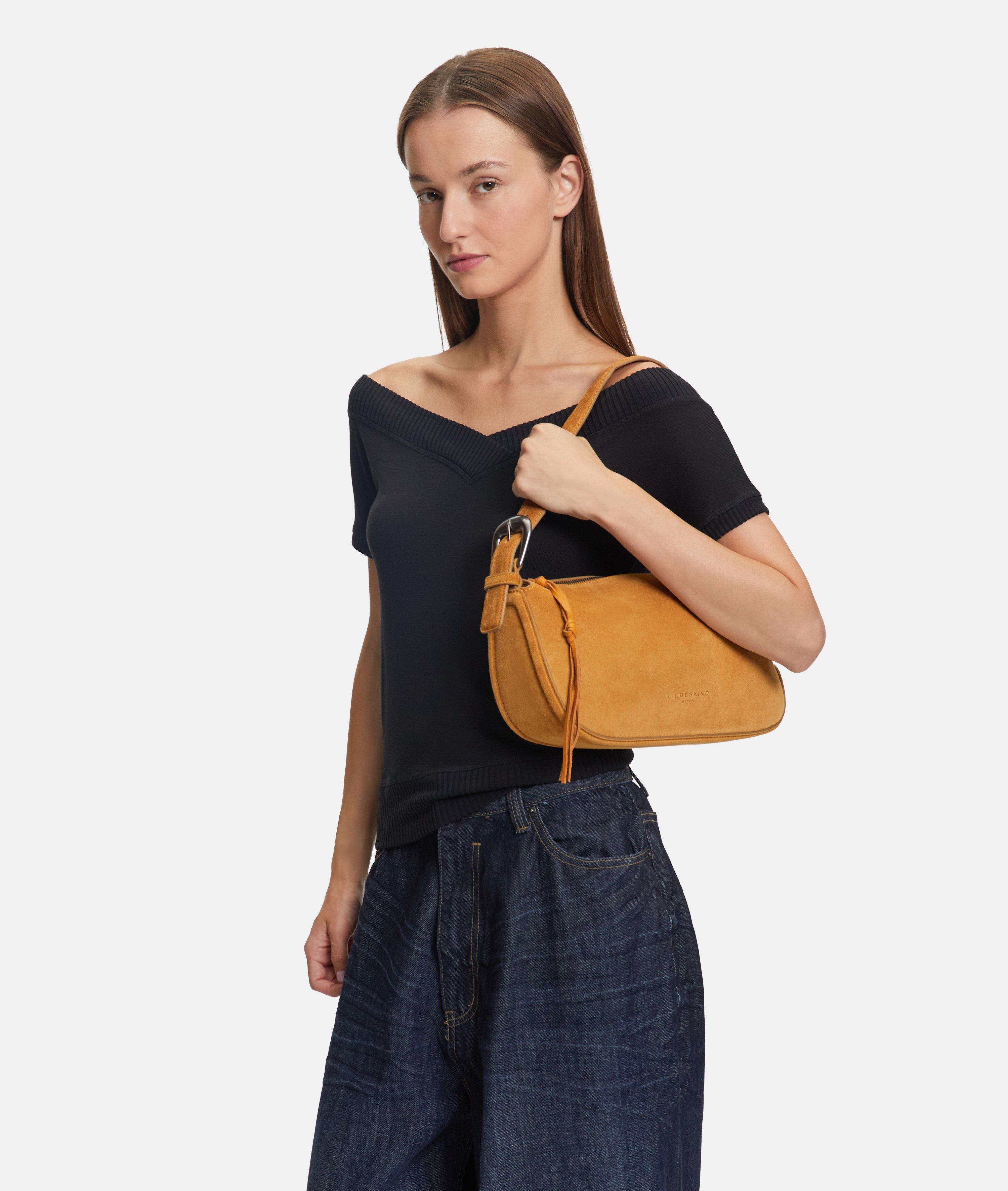 Hobo in geel, beige & bruin