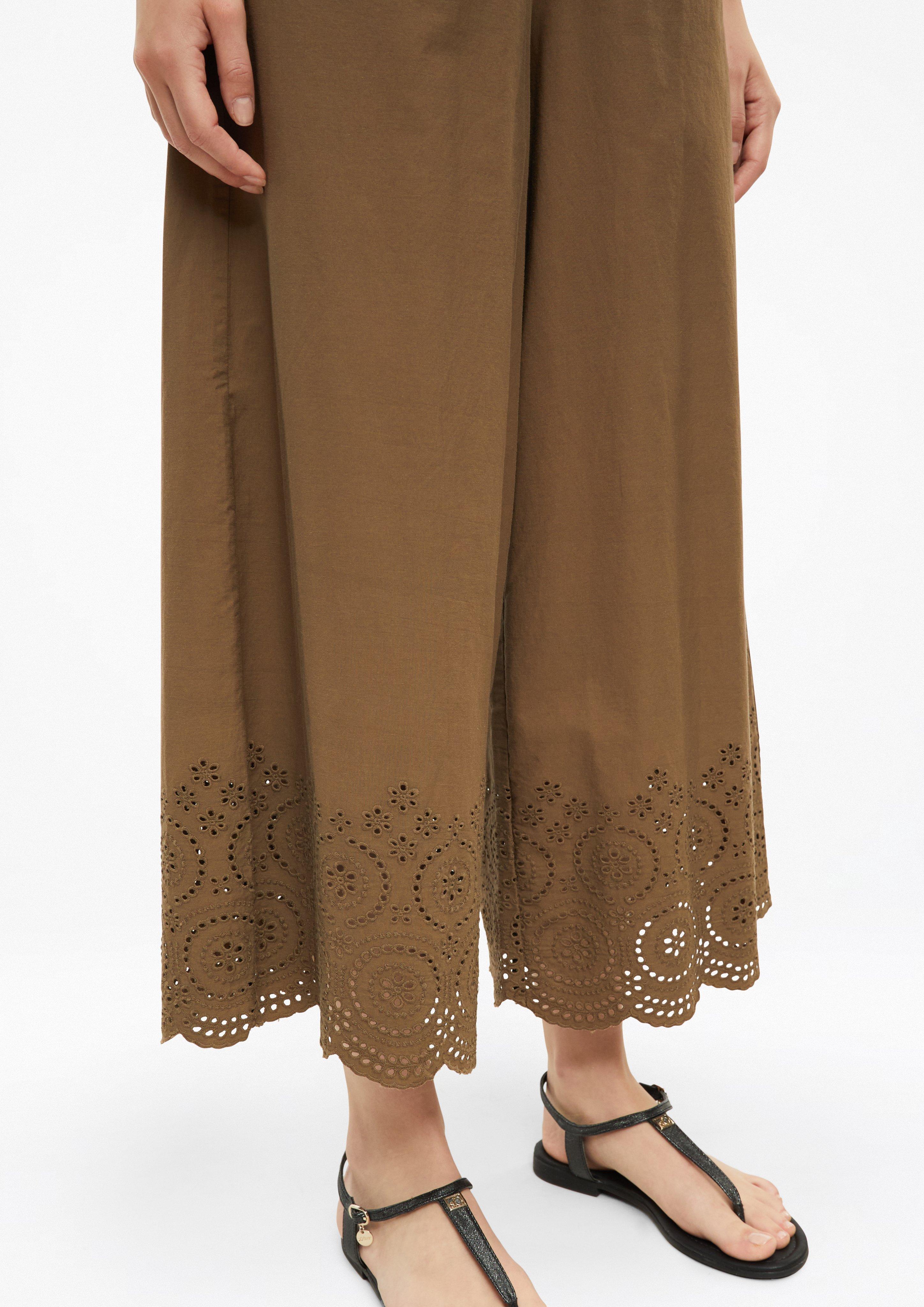 Women Trousers in brown by s.Oliver