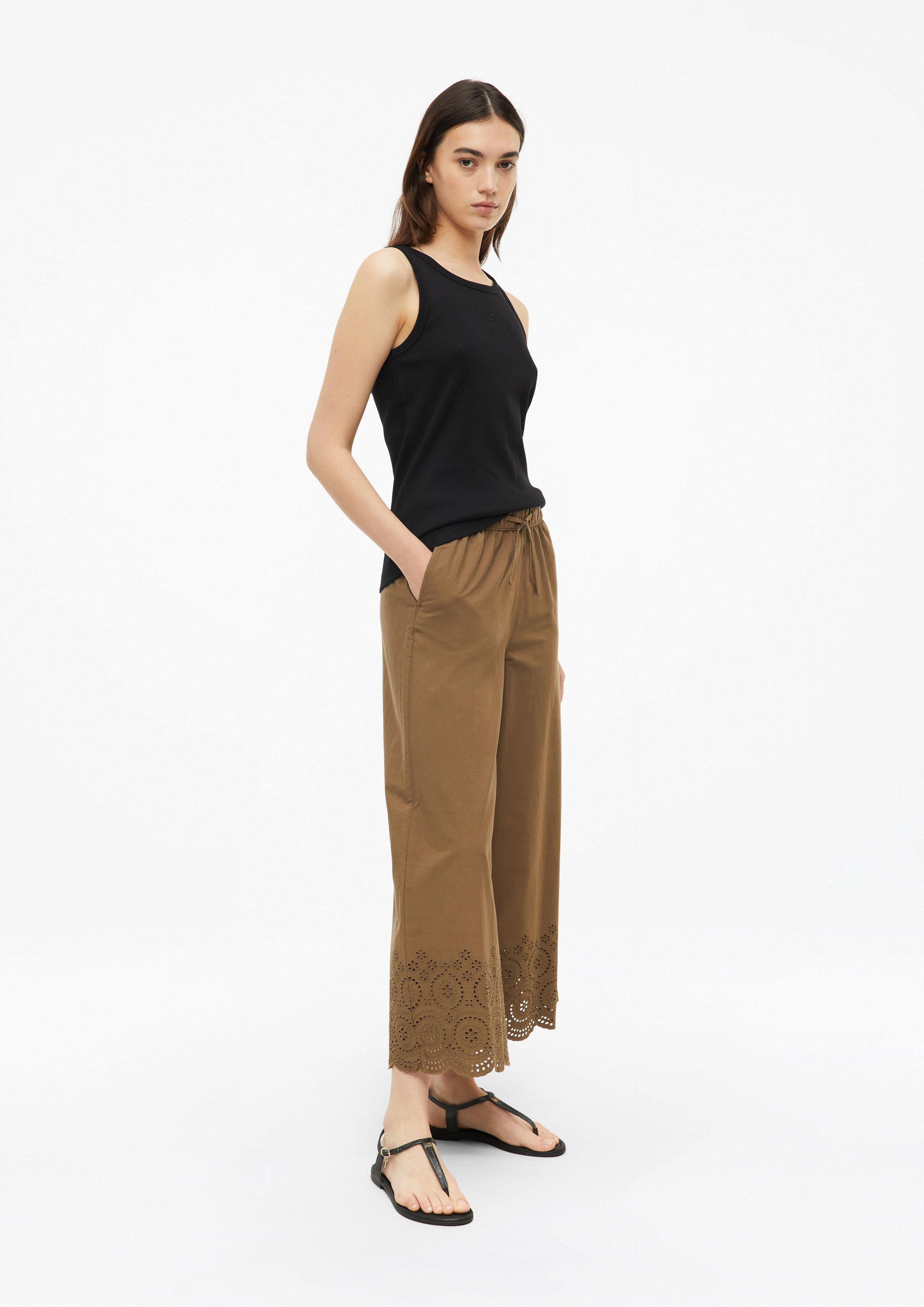 Women Trousers in brown by s.Oliver