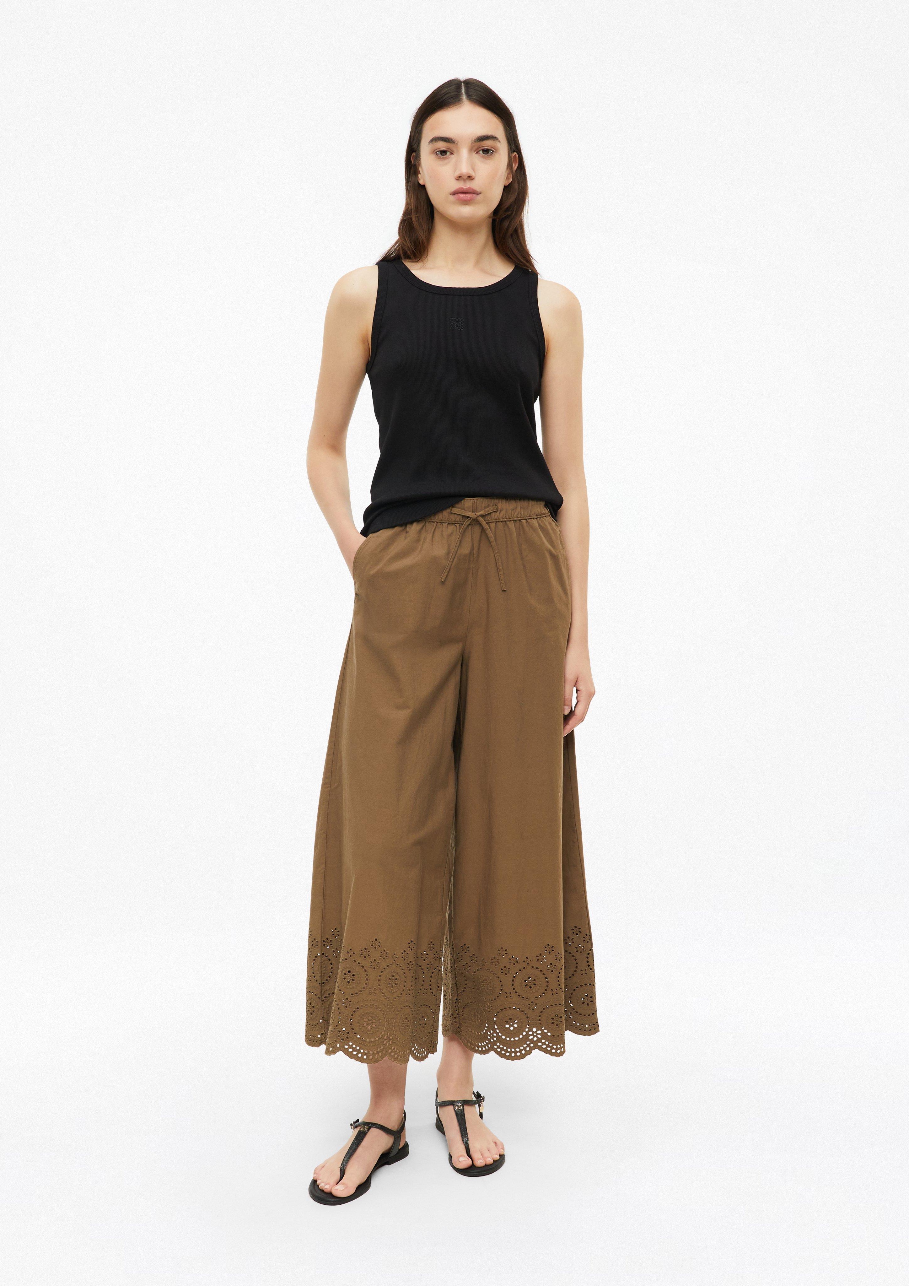 Women Trousers in brown by s.Oliver