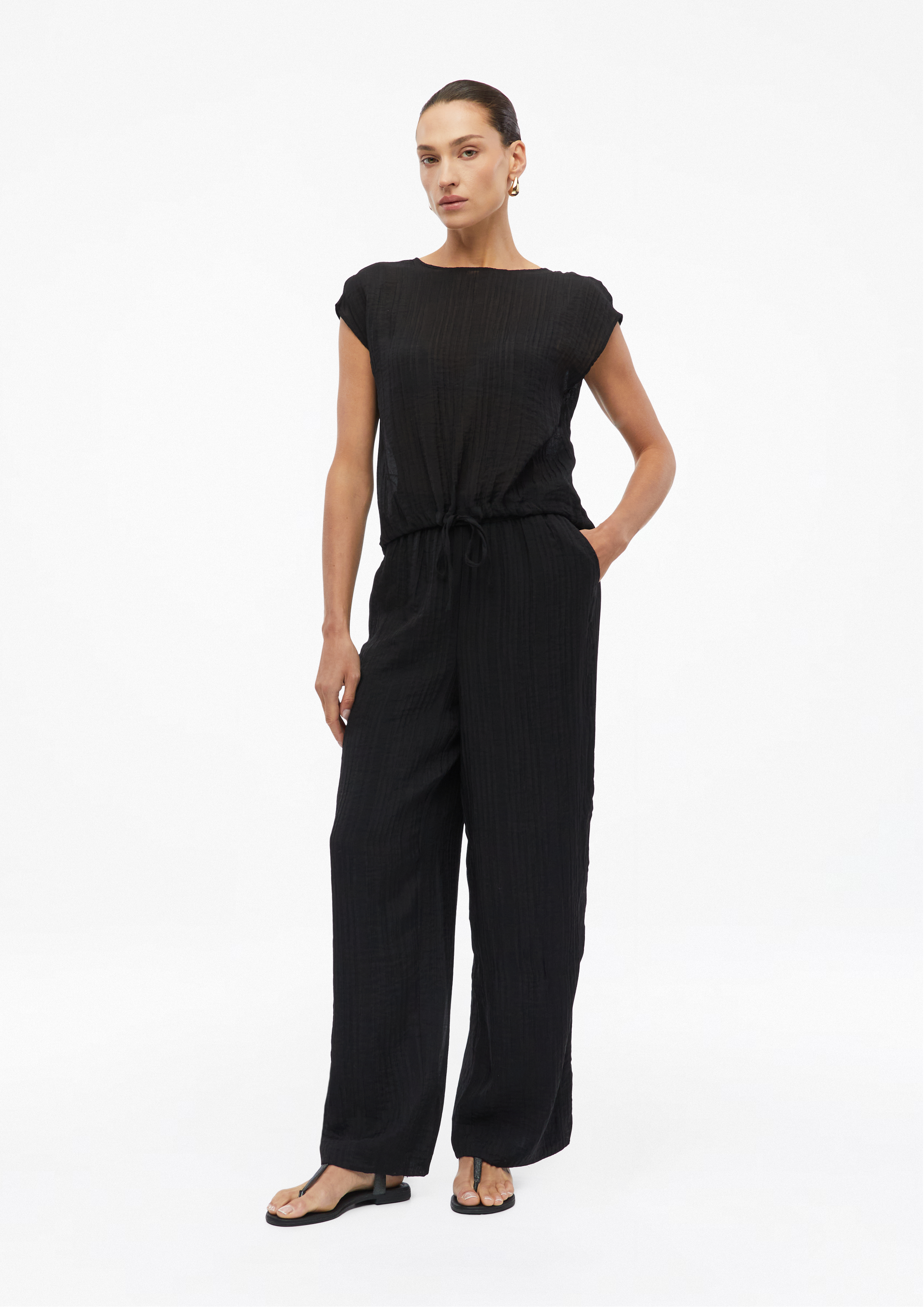 Damen Hose mit Elastikbund und Eingrifftaschen in  von s.Oliver BLACK LABEL
