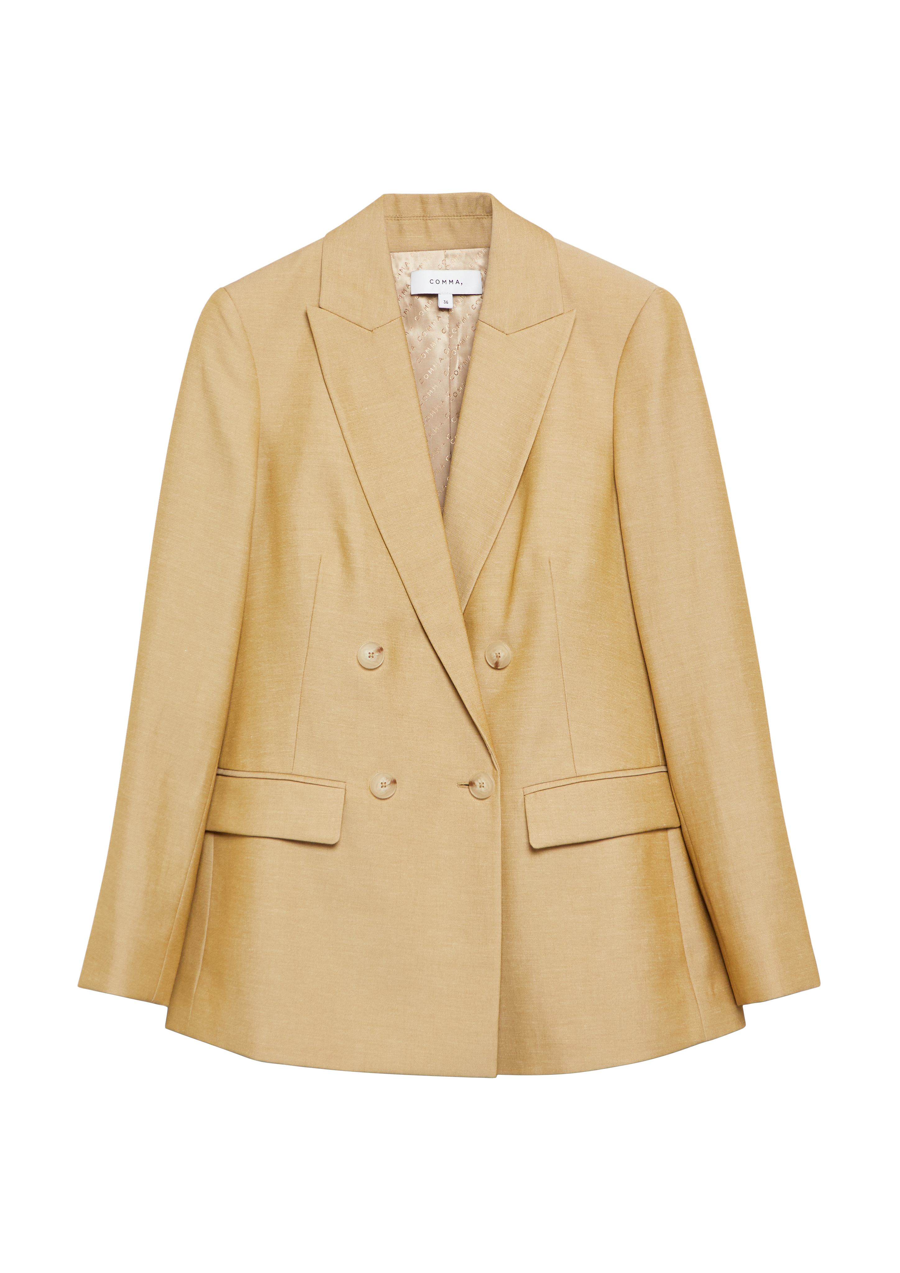 Blazer aus Leinenmix