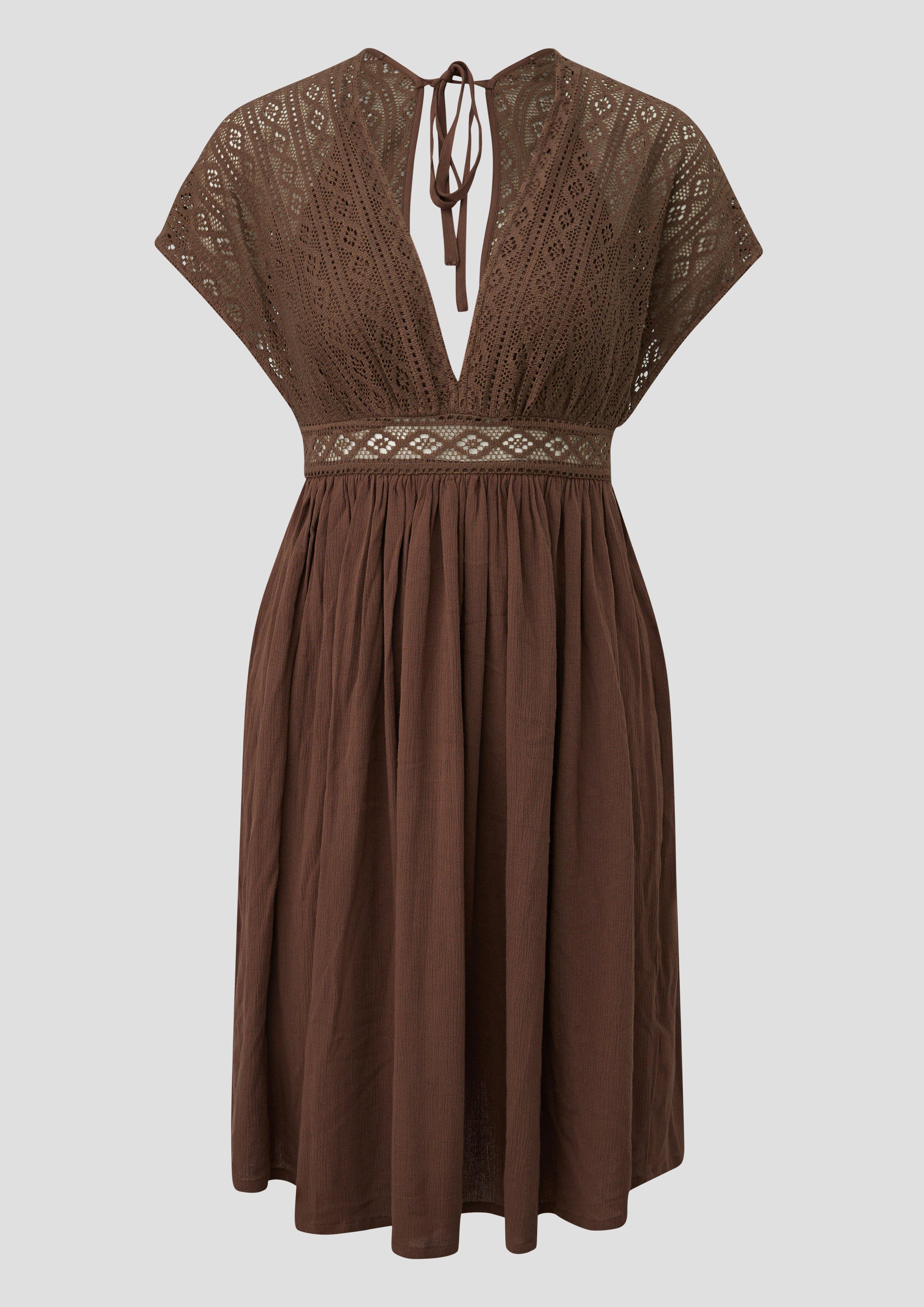 Damen Kleid in braun von QS