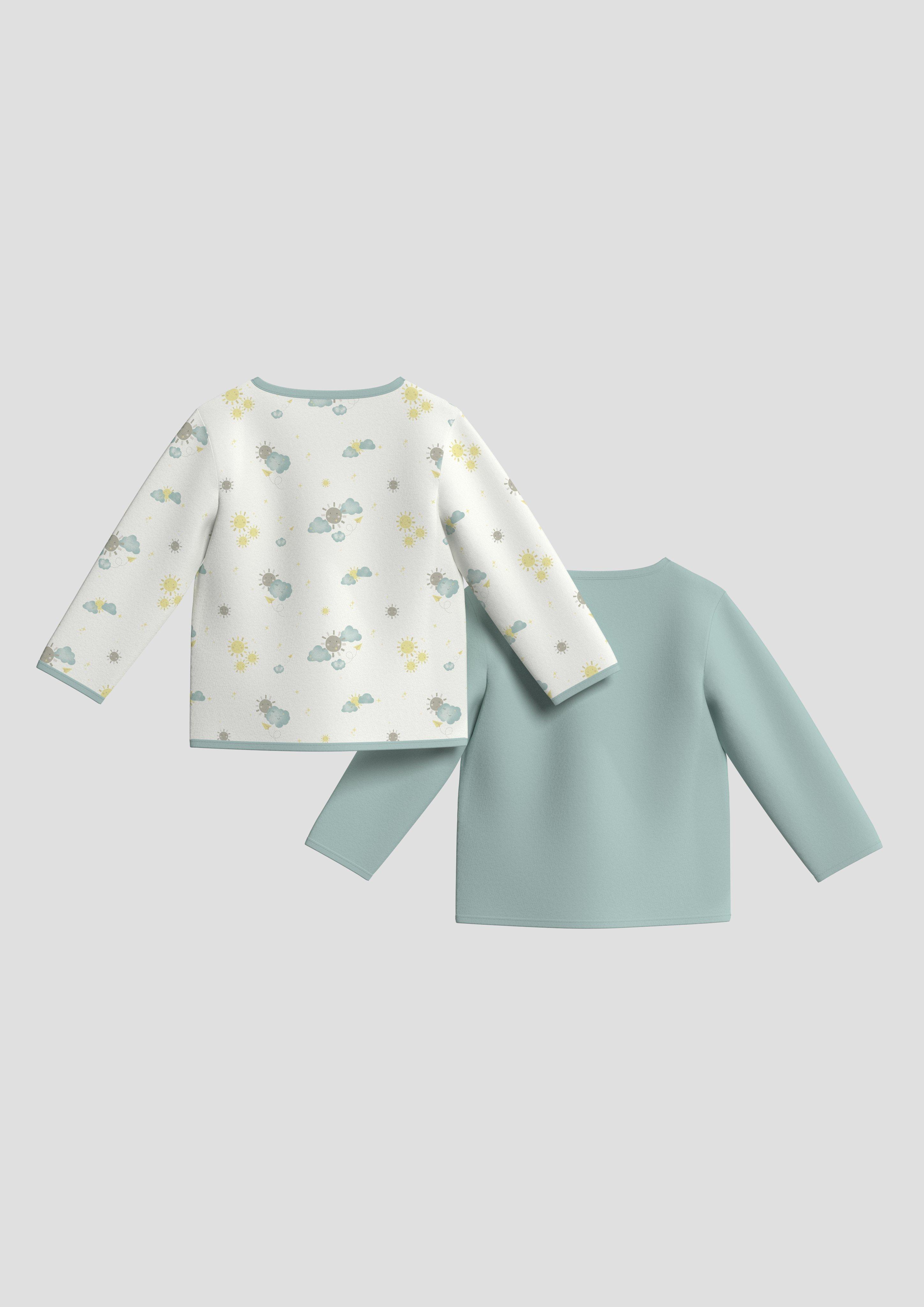 Sweatshirt Jacke in 02A2 & 78A1