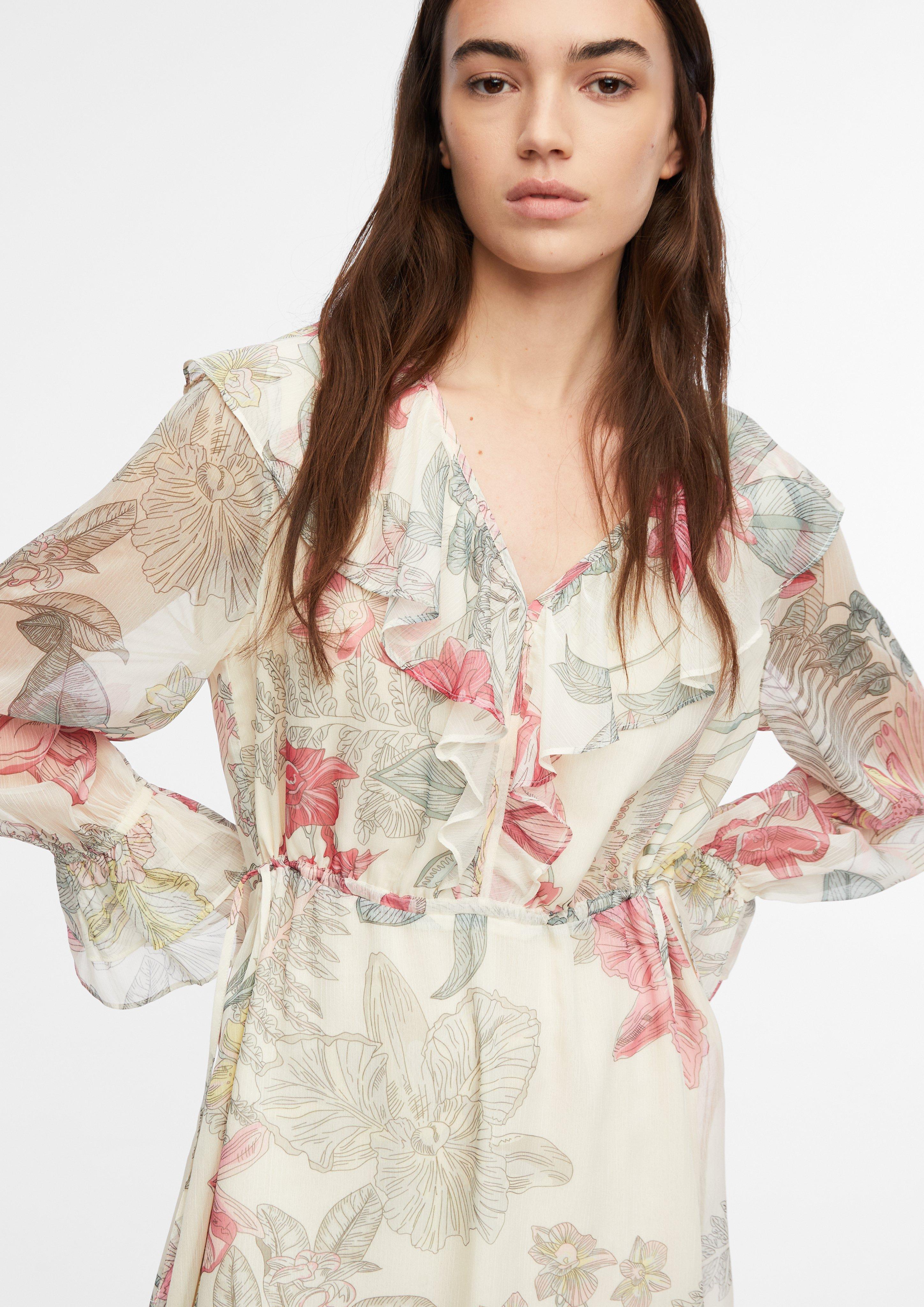 Robe en beige de COMMA