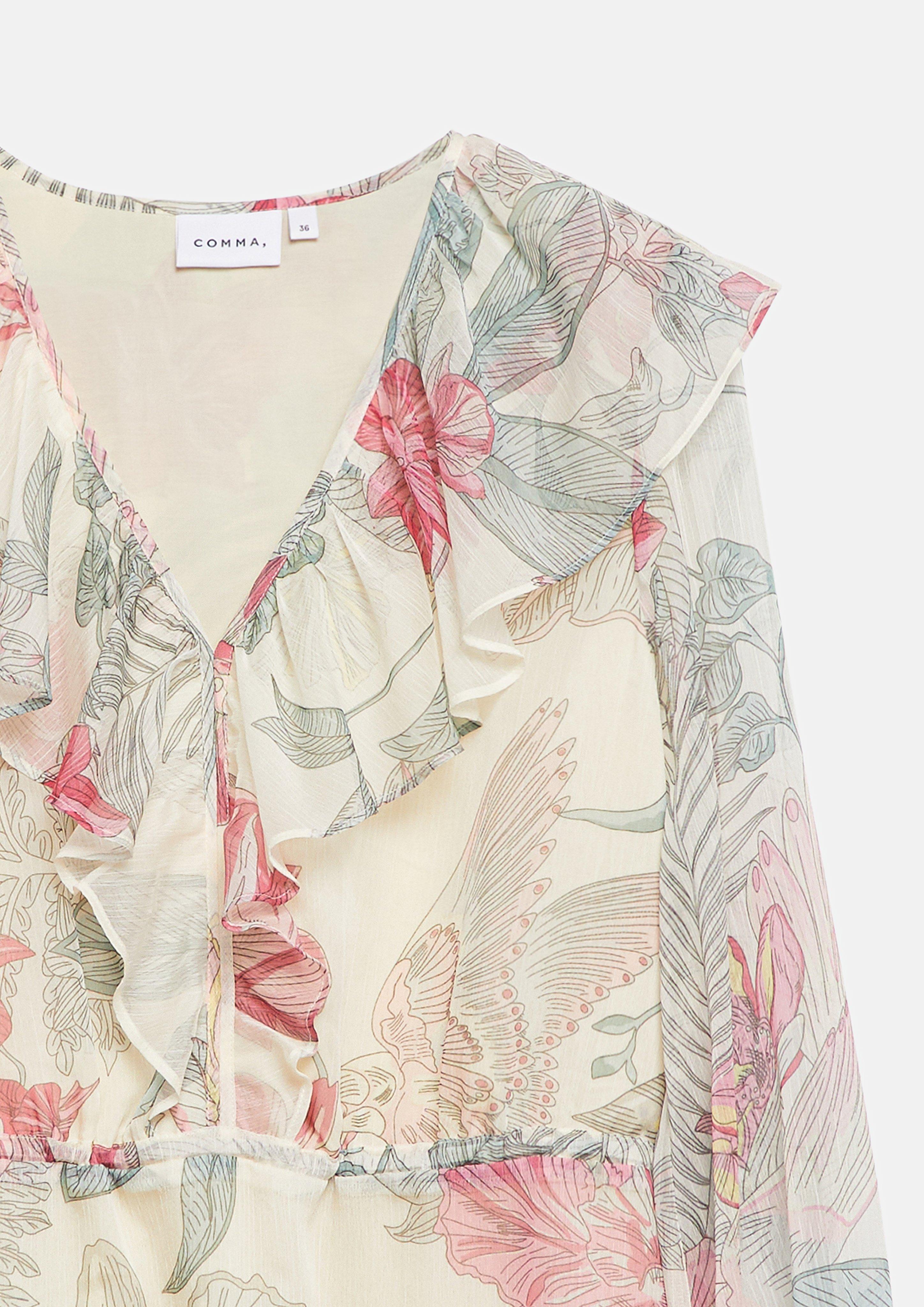 Robe en beige de COMMA