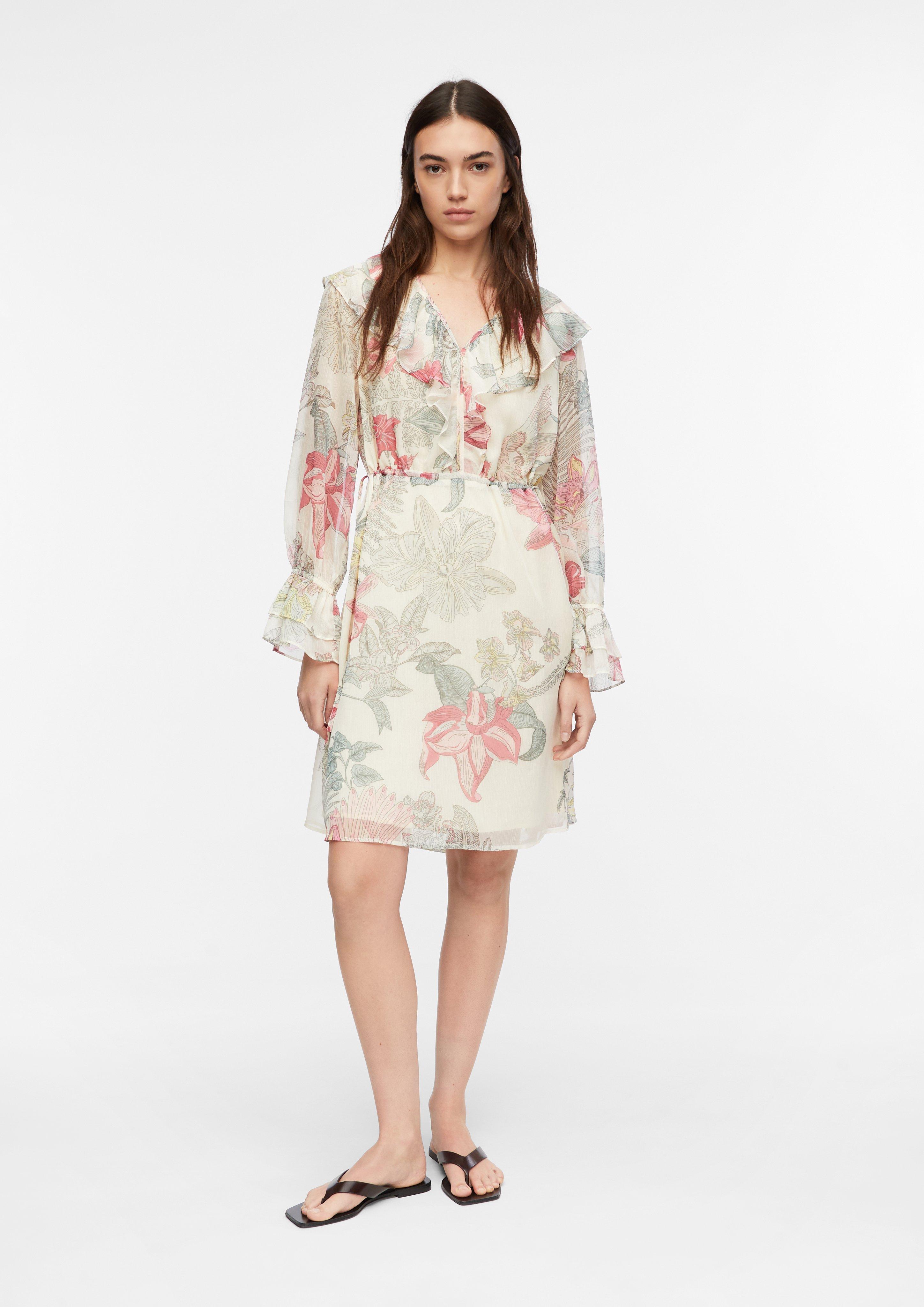 Robe en beige de COMMA