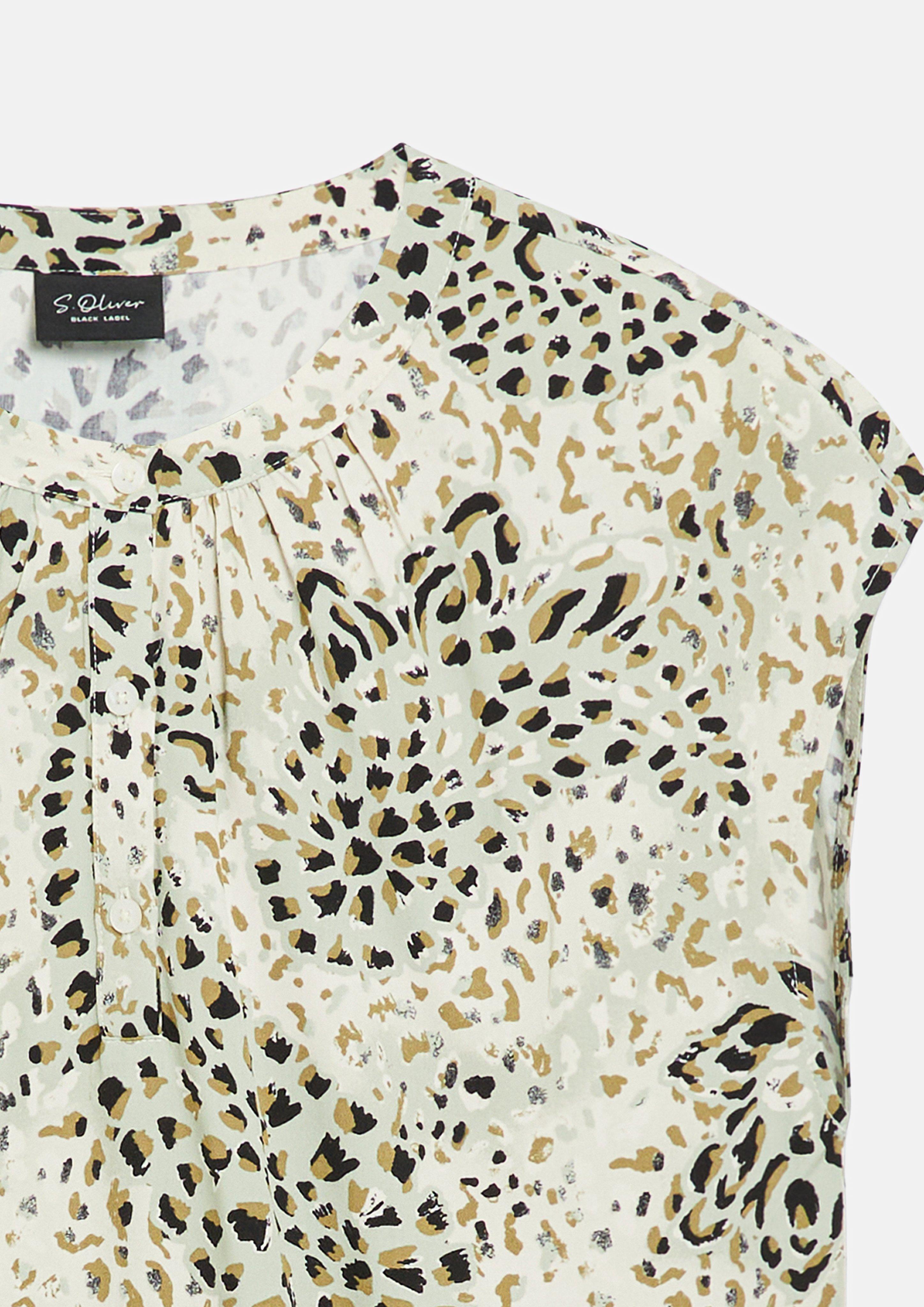 Dames Bluse in beige van s.Oliver BLACK LABEL