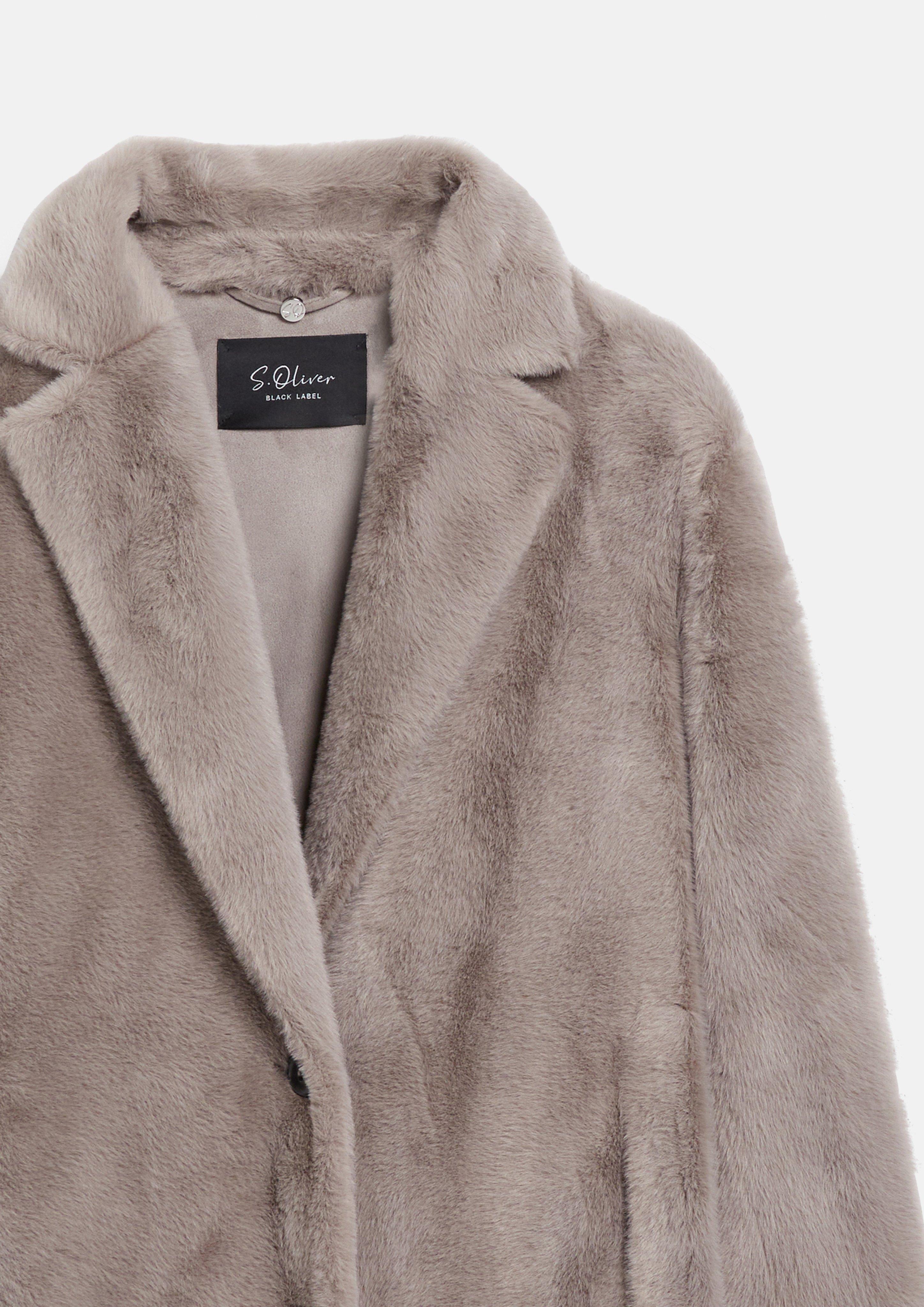 Femmes Manteau d'extérieur en gris de s.Oliver BLACK LABEL