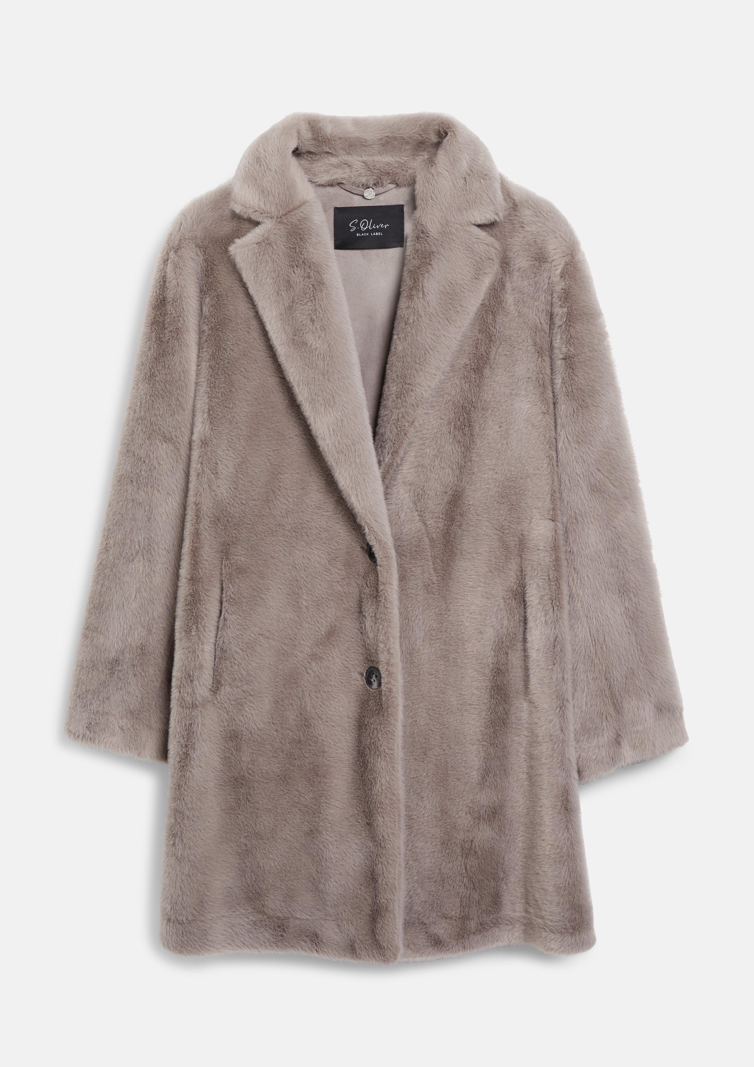 Femmes Manteau d'extérieur en gris de s.Oliver BLACK LABEL