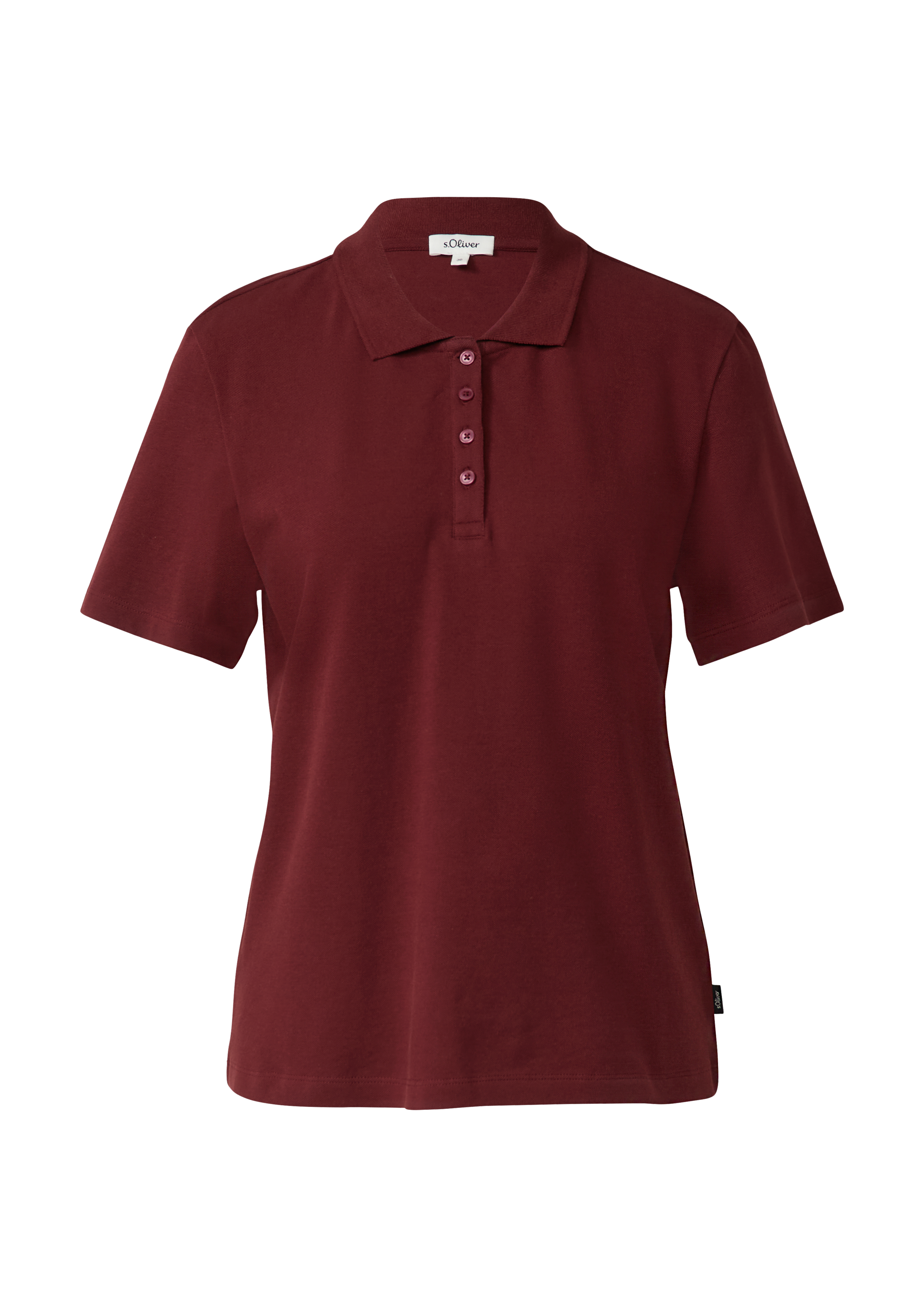 Verkürztes Poloshirt im Slim Fit