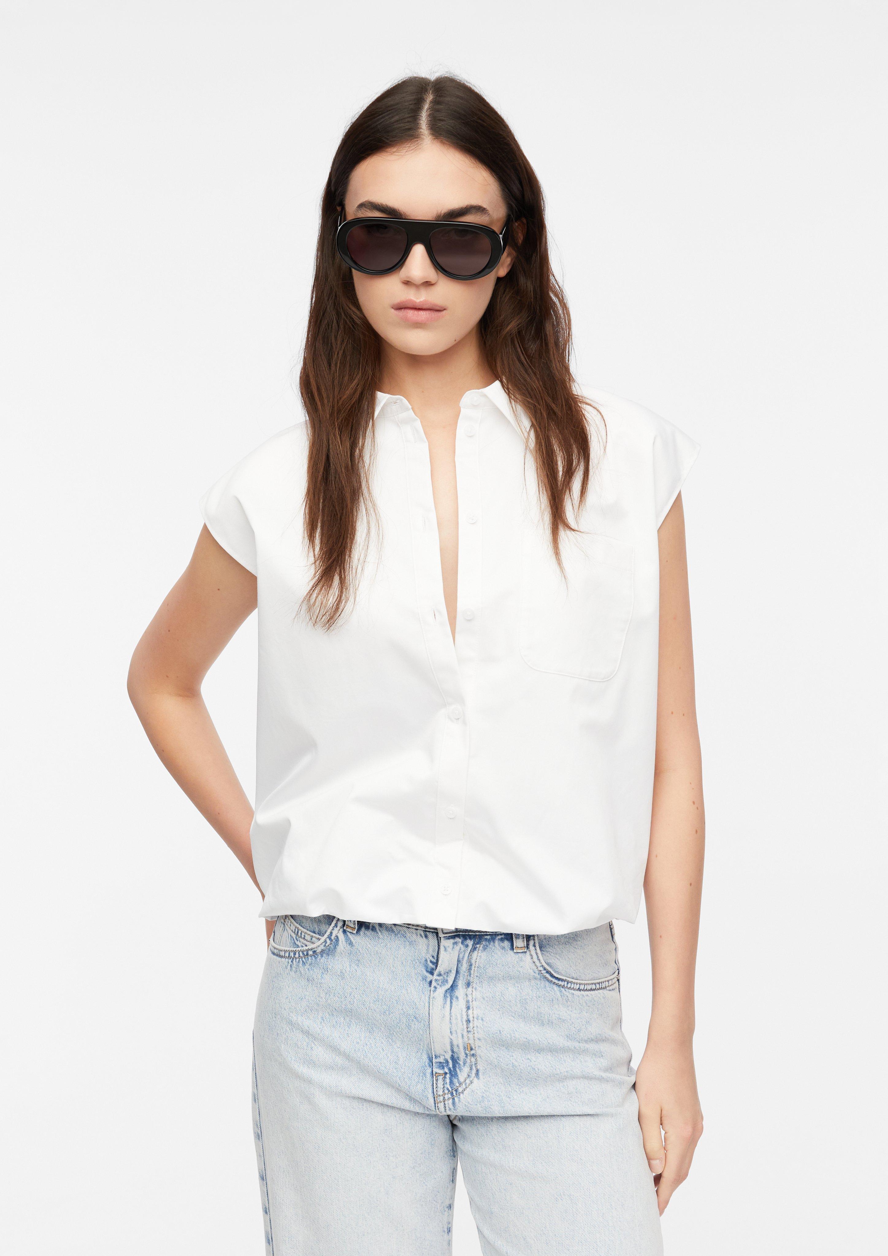 Blouse en blanc de COMMA