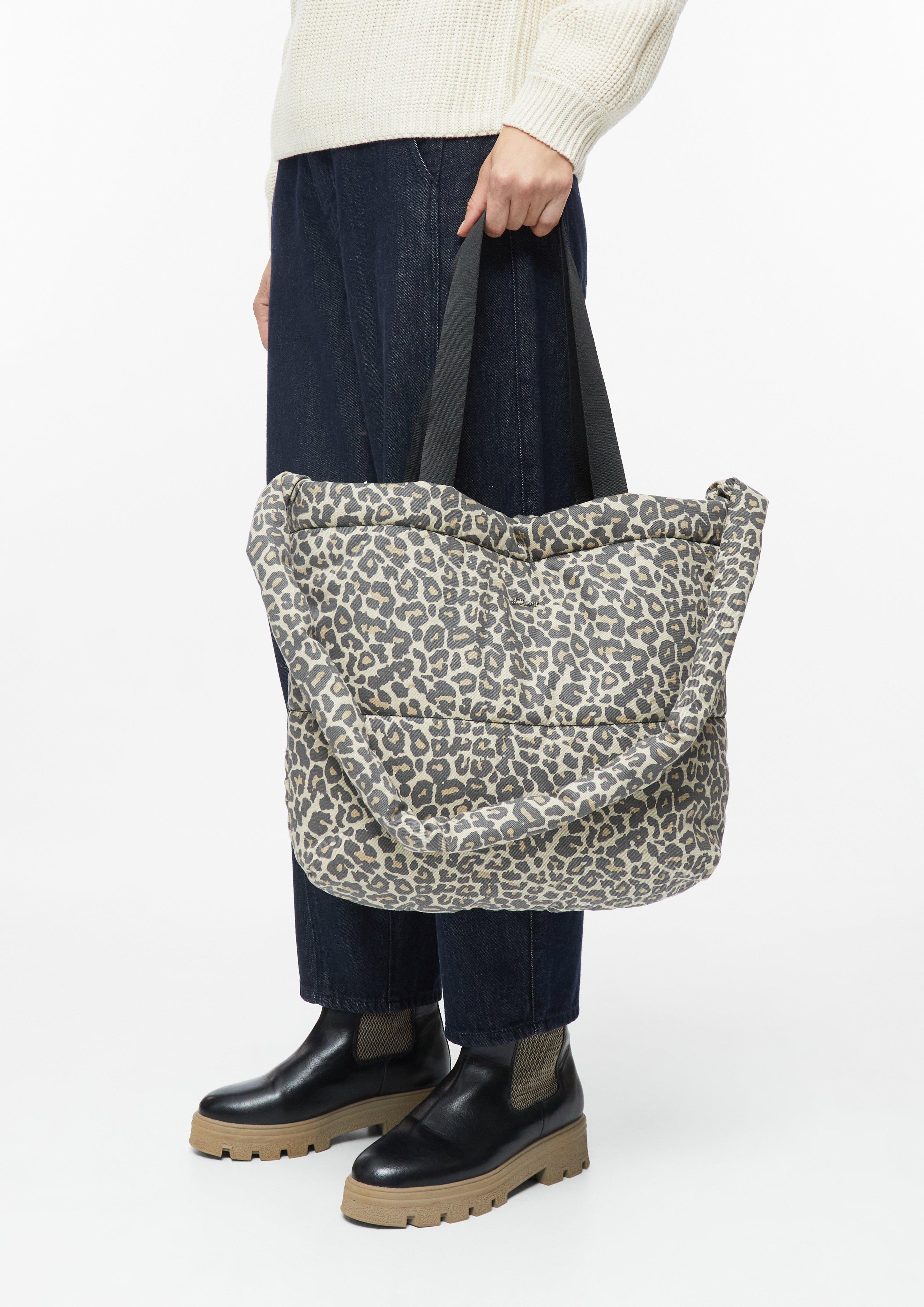 Femmes Sac à motif animalier et fermeture magnétique en brun de s.Oliver