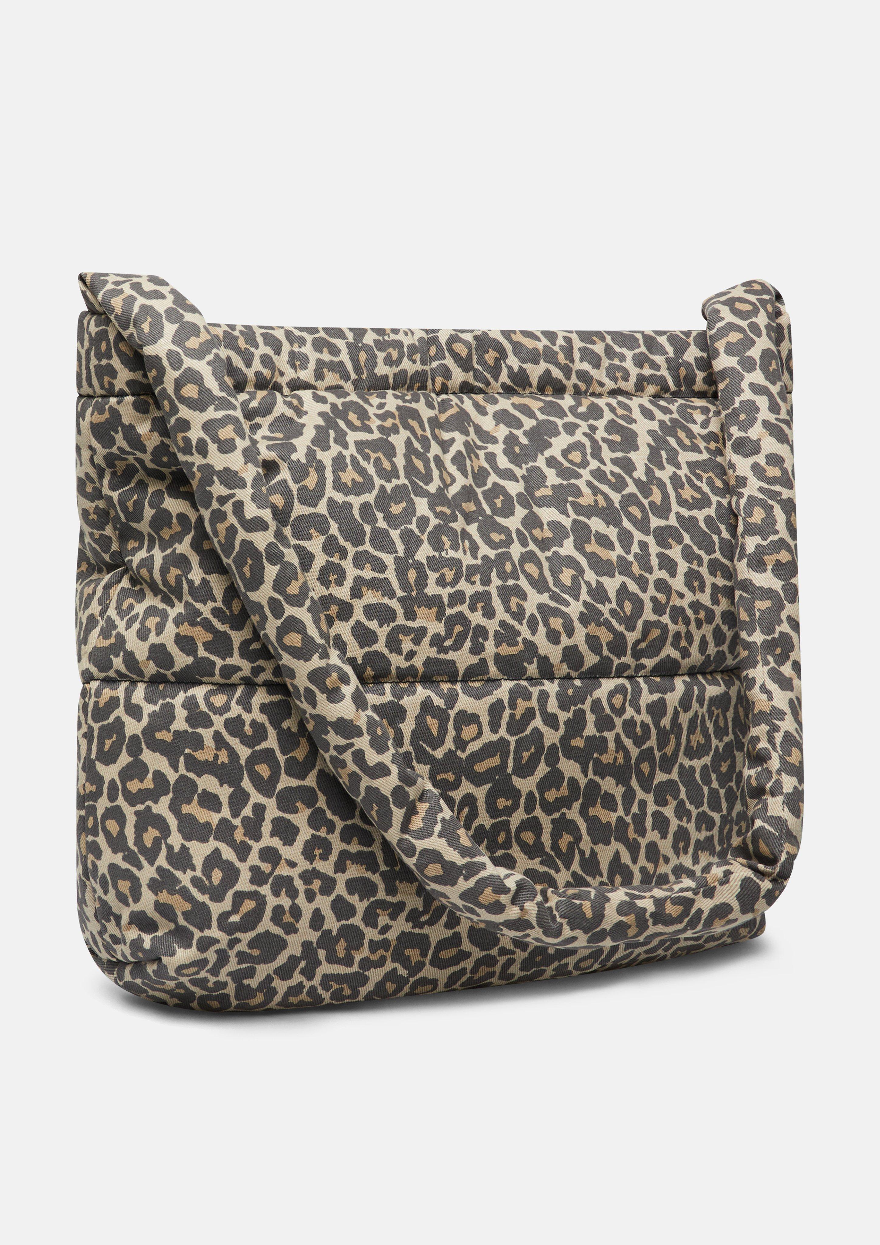 Femmes Sac à motif animalier et fermeture magnétique en brun de s.Oliver