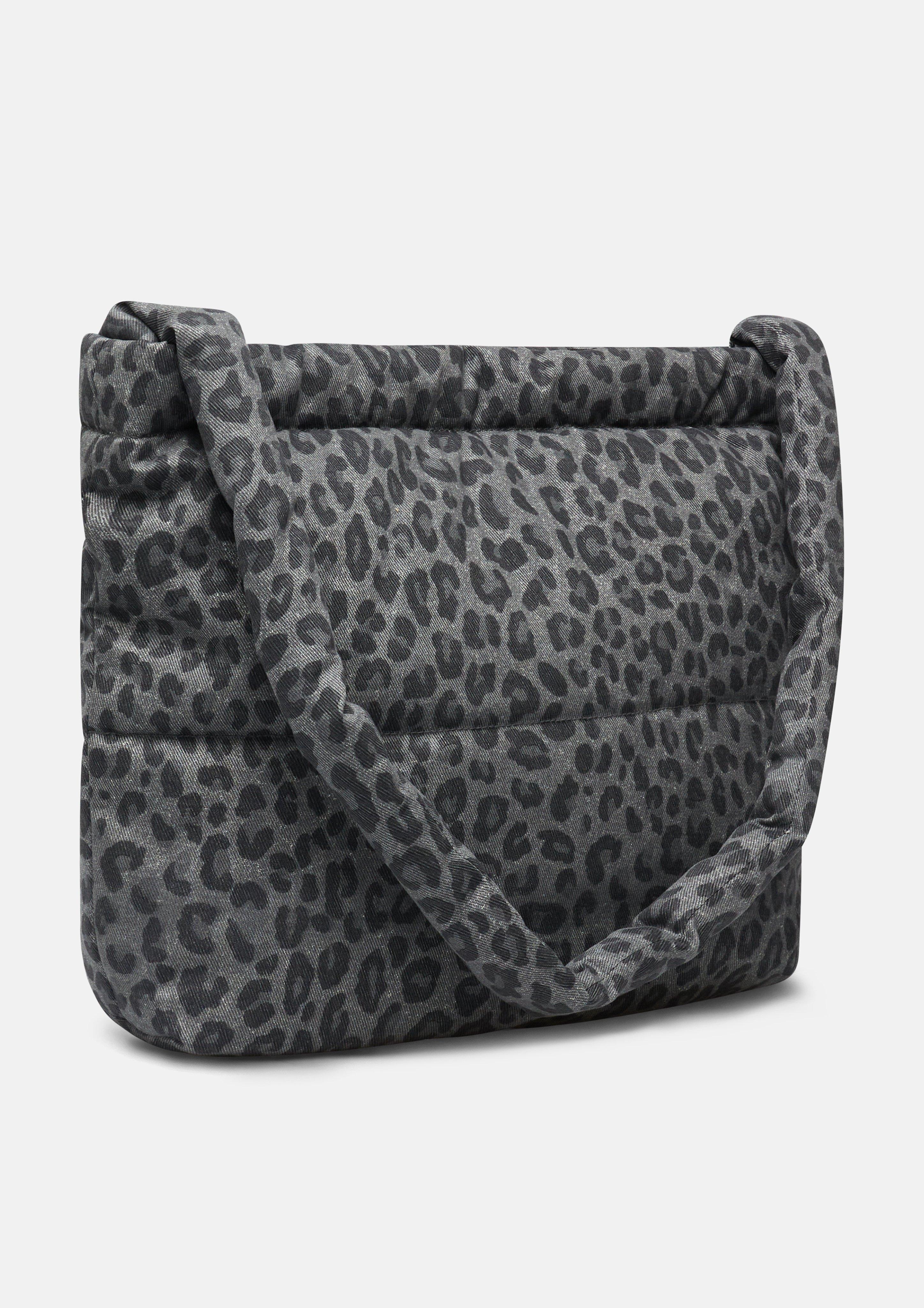 Femmes Sac à motif animalier et fermeture magnétique en gris de s.Oliver