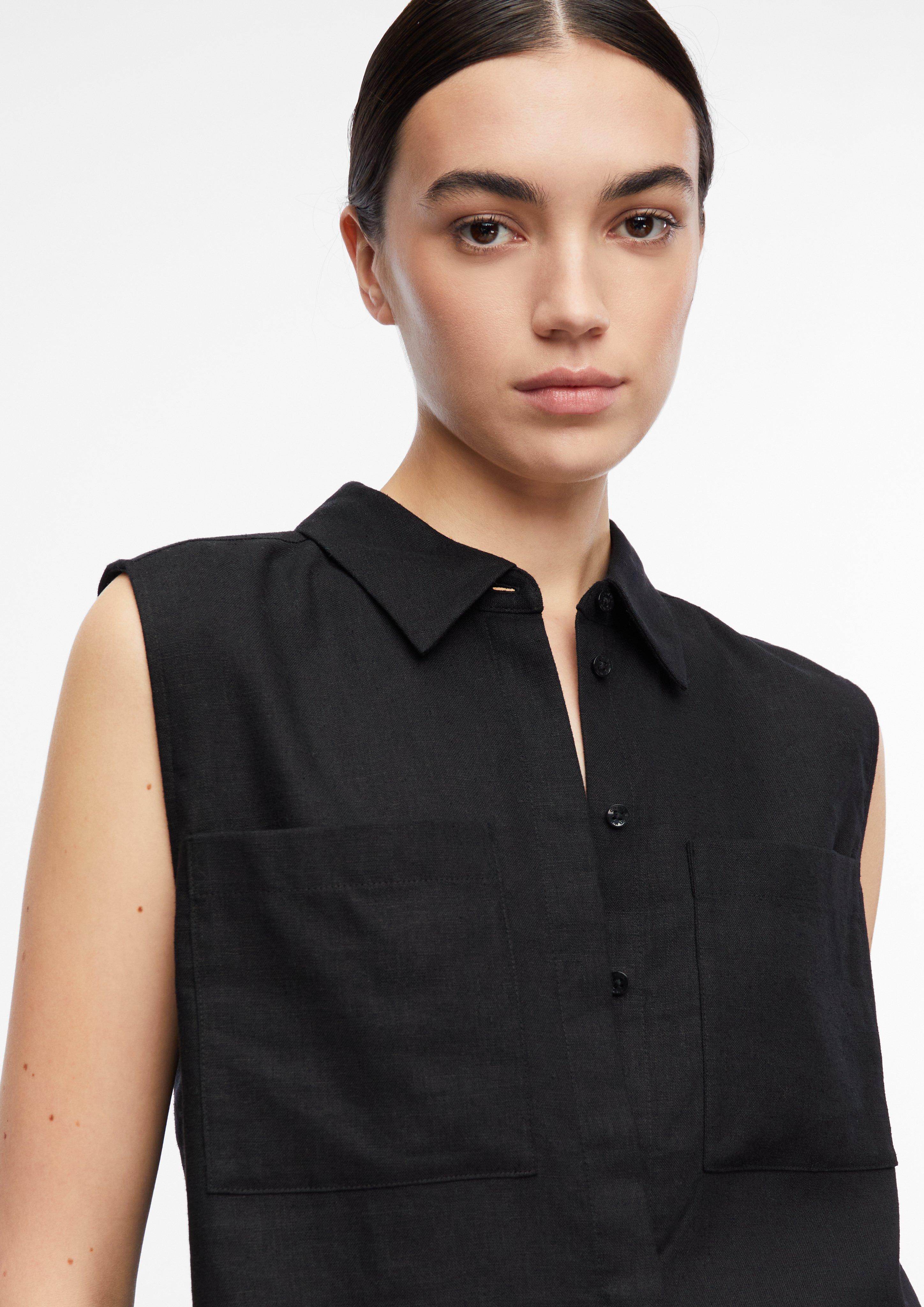 Blouse en noir de COMMA