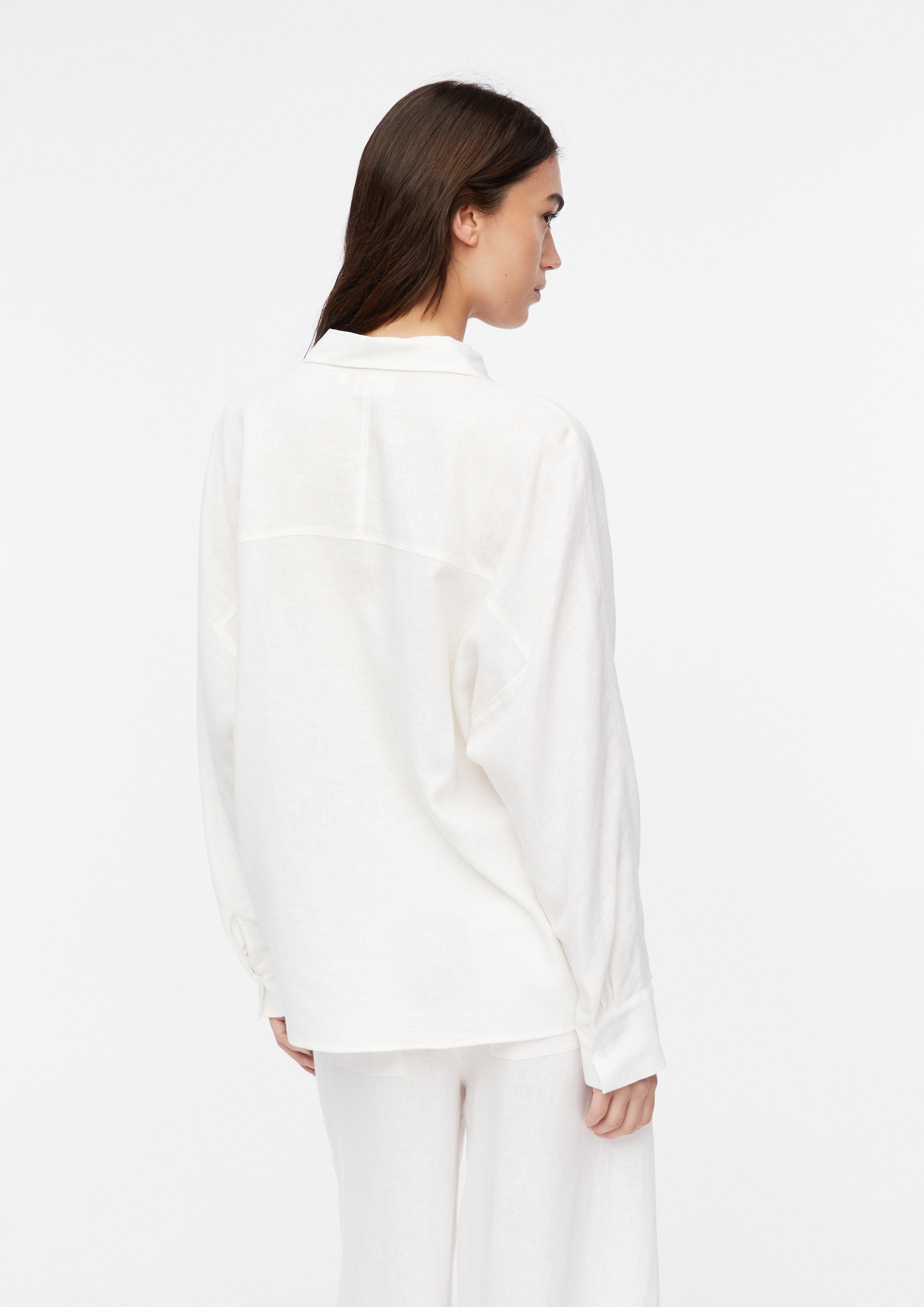 Bluse in weiß von COMMA