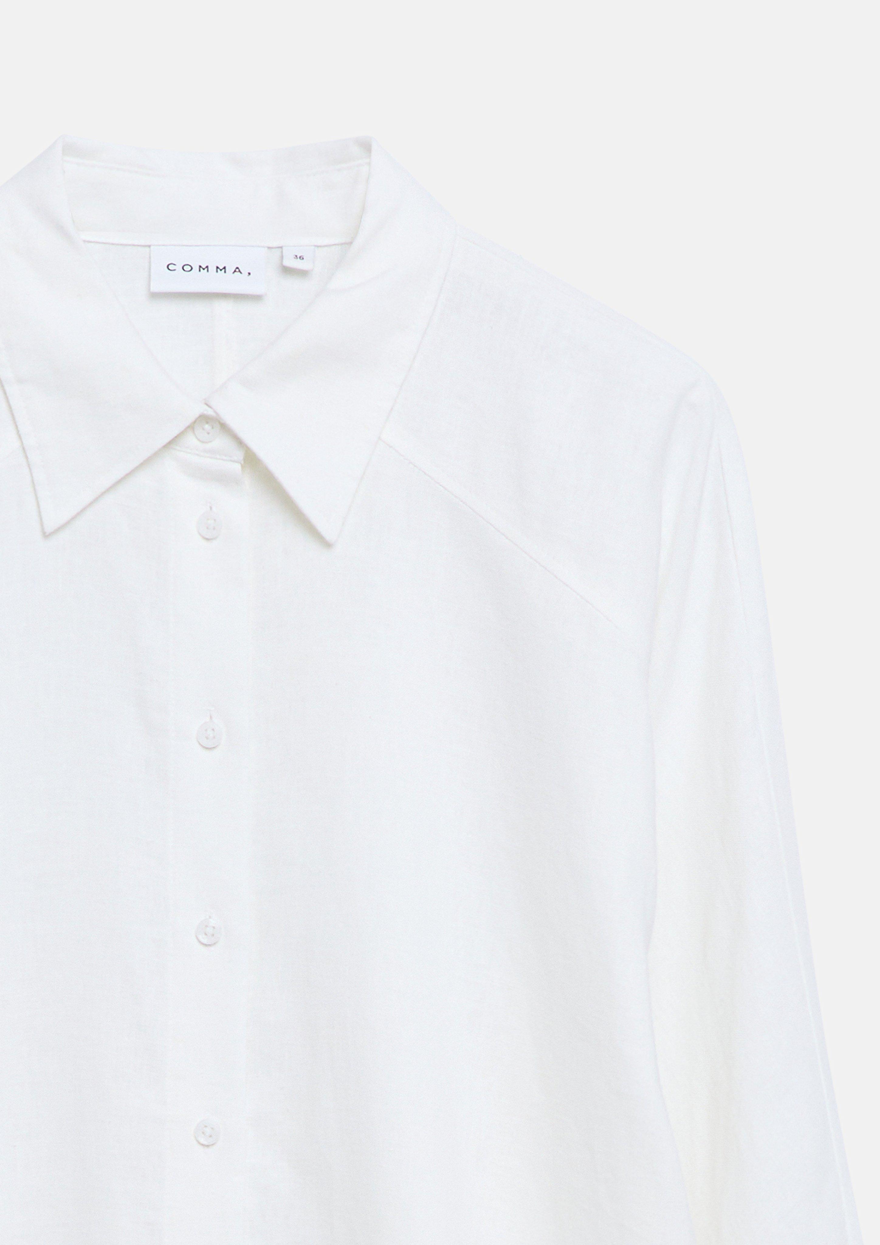 Bluse in weiß von COMMA