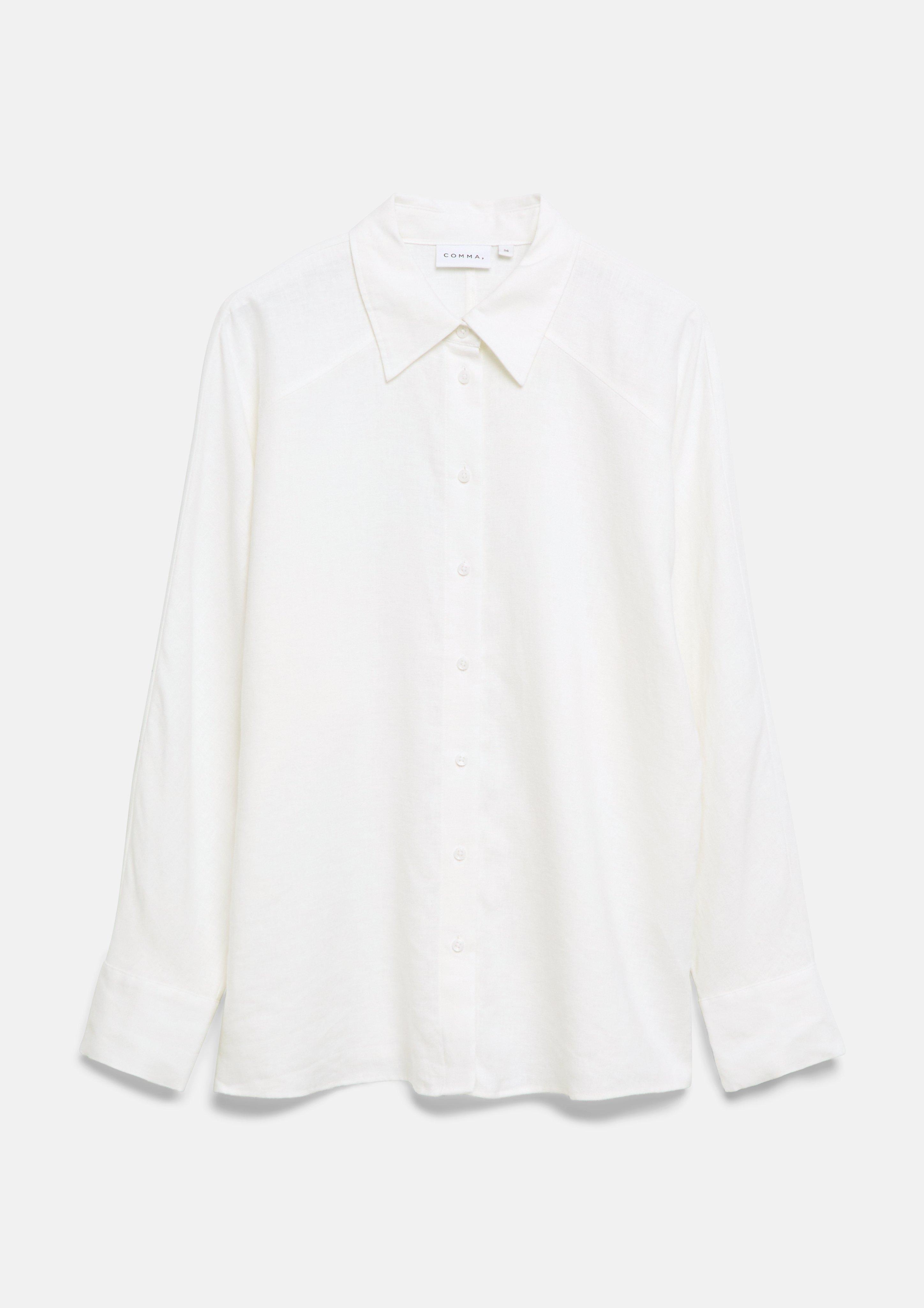 Bluse in weiß von COMMA