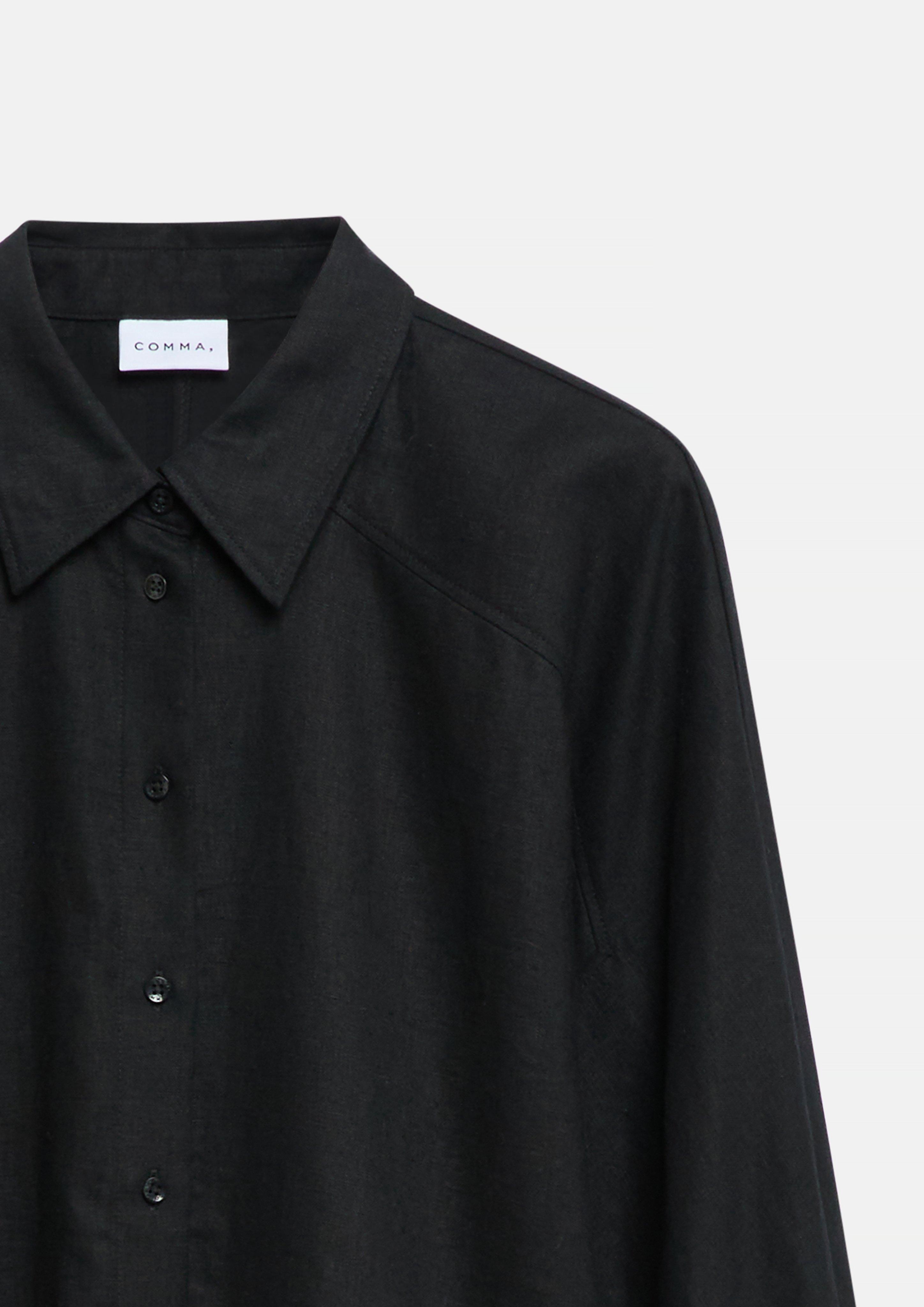 Bluse in schwarz von COMMA