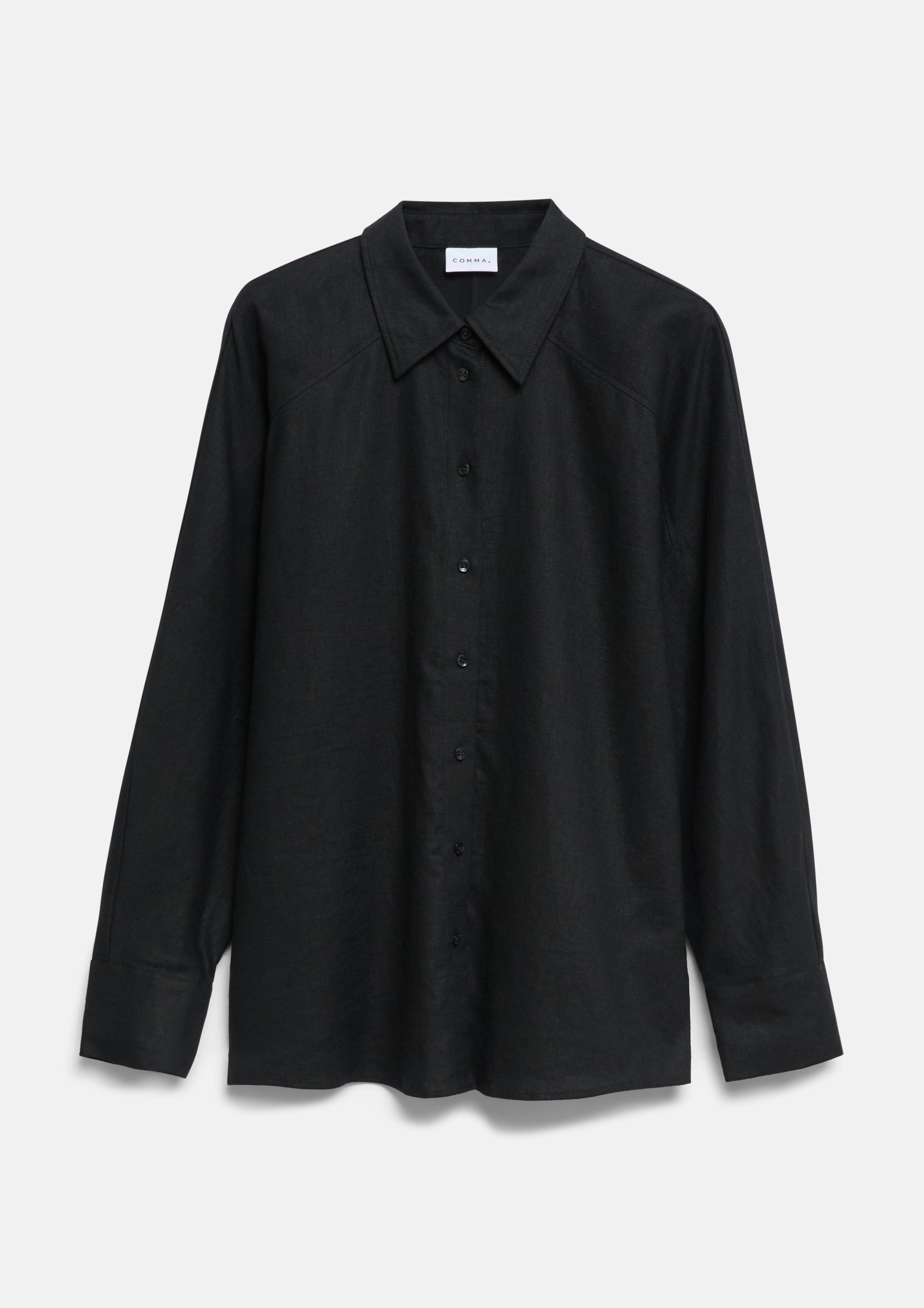 Bluse in schwarz von COMMA