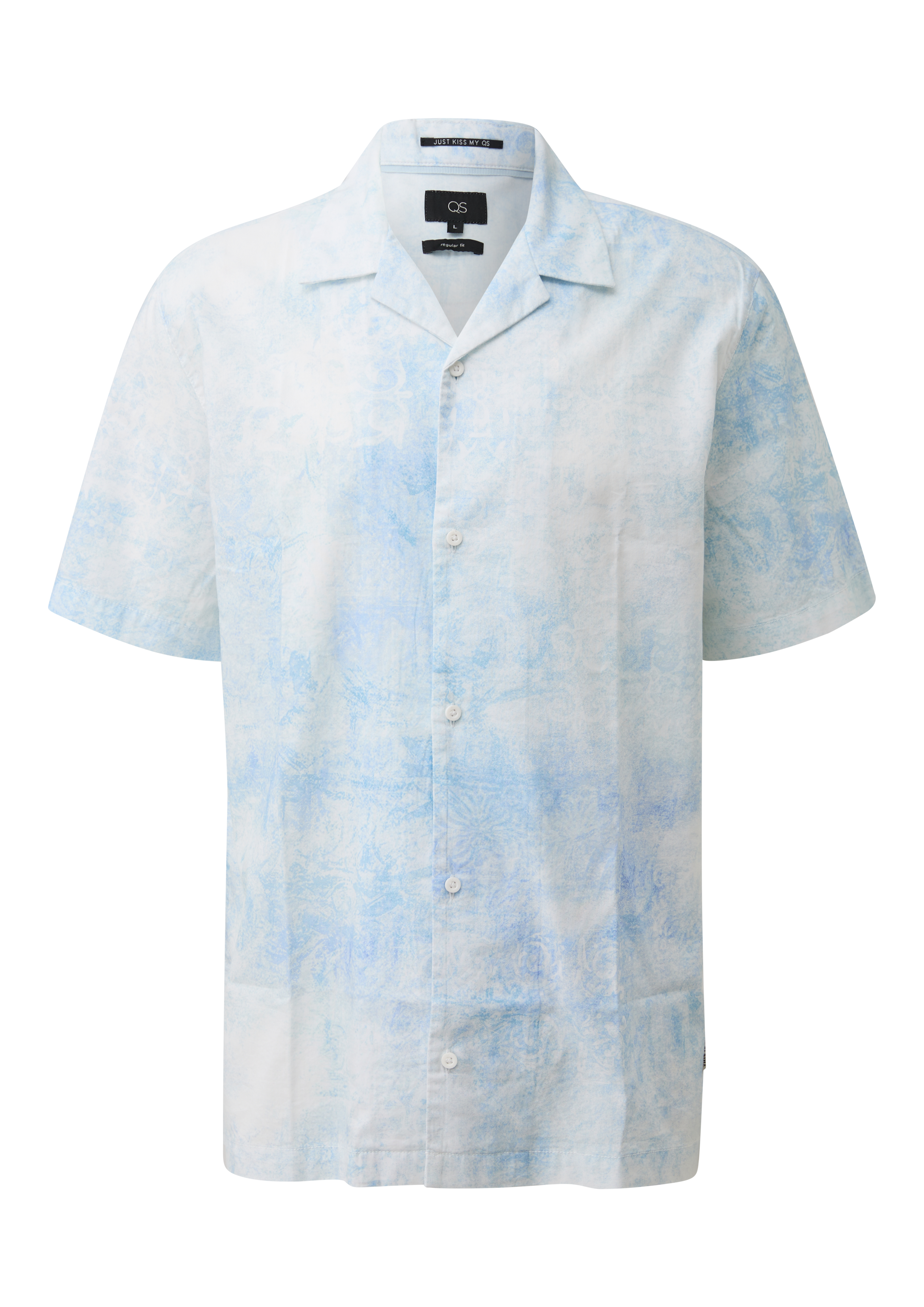 Qs Resort Fit, Sommerhemd Mit All-over-Print