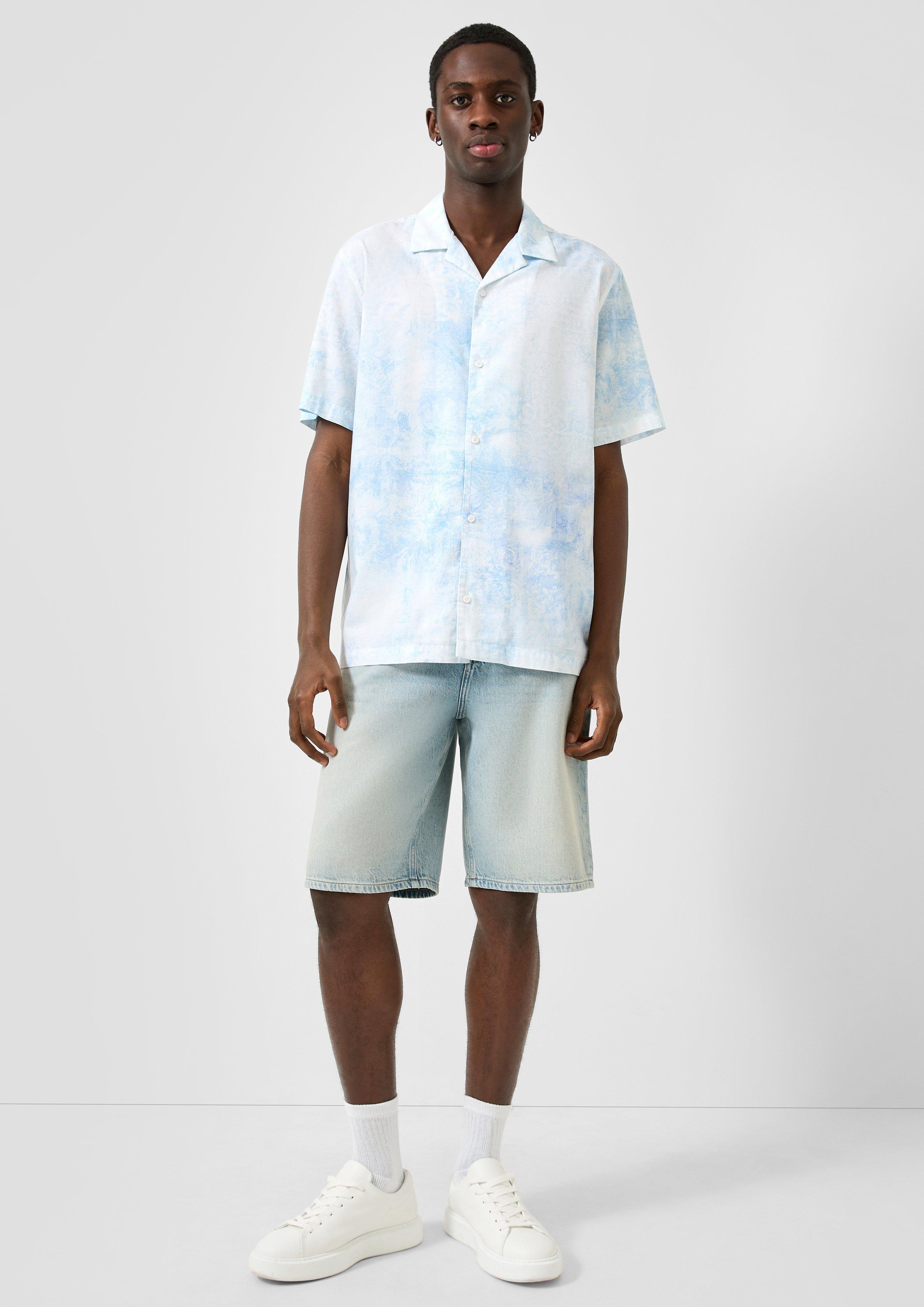 Herren Hemd in blau von QS