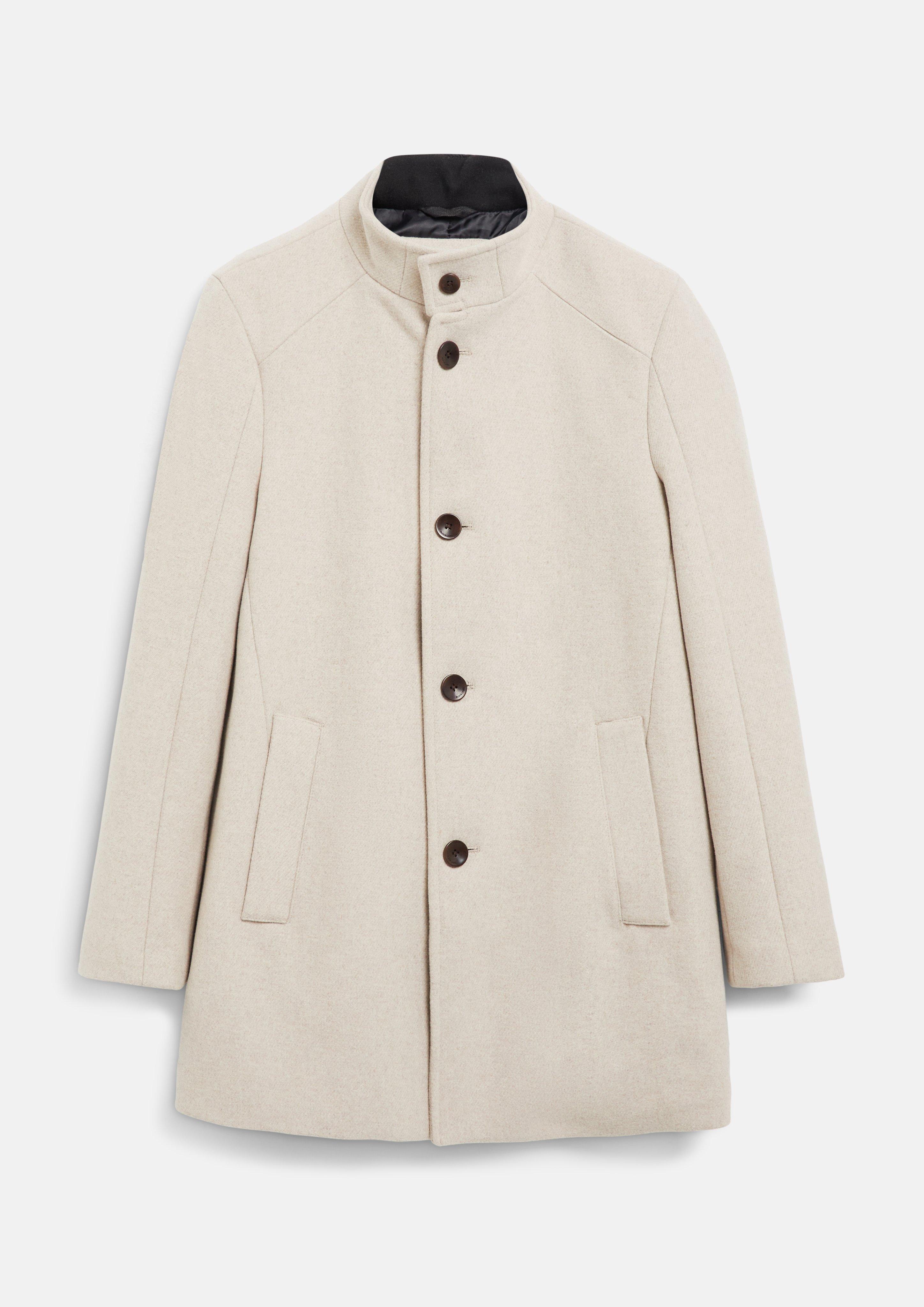 Heren Buitenjas in beige van s.Oliver BLACK LABEL