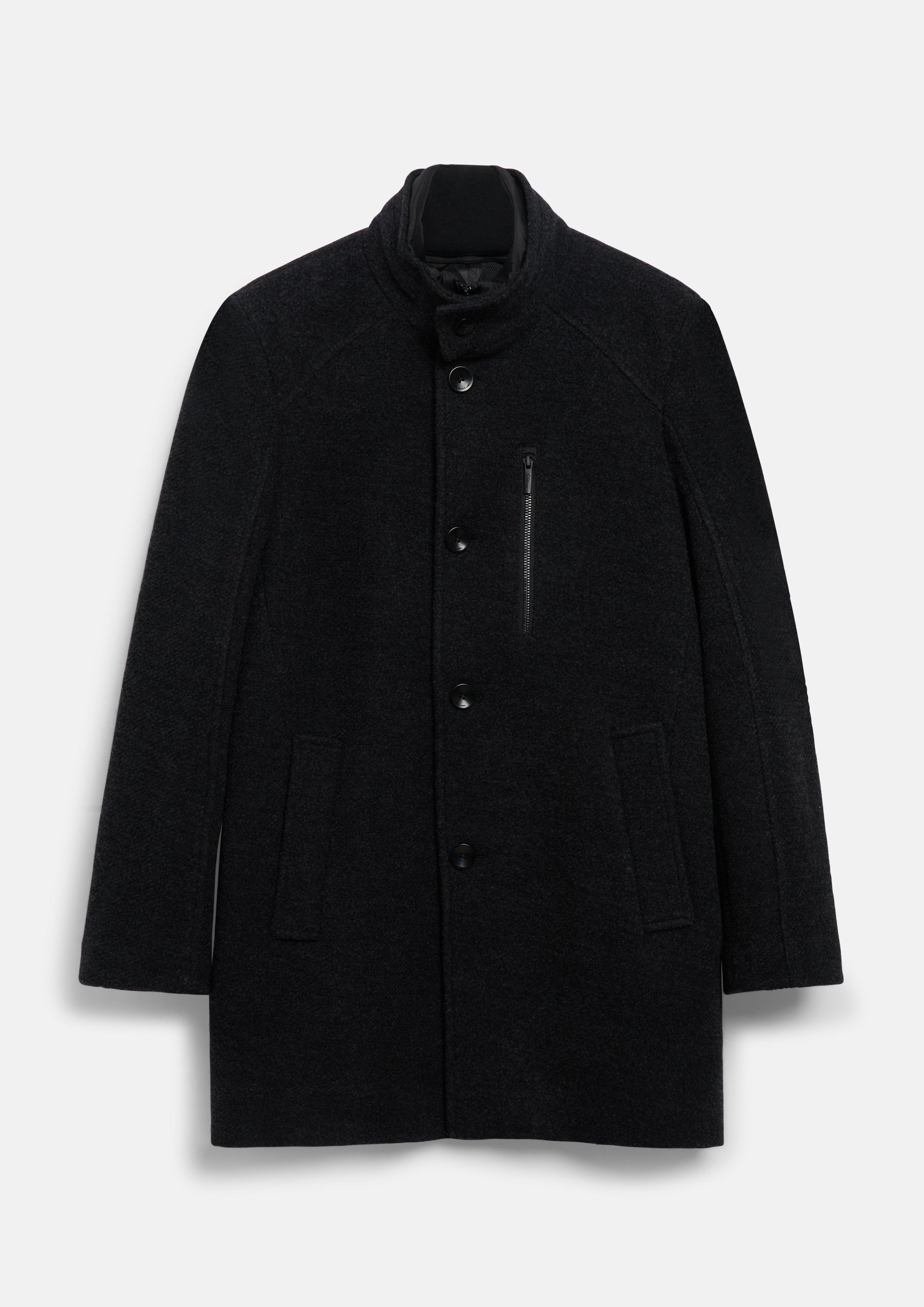 Outdoor coat in dark grey by s.Oliver BLACK LABEL