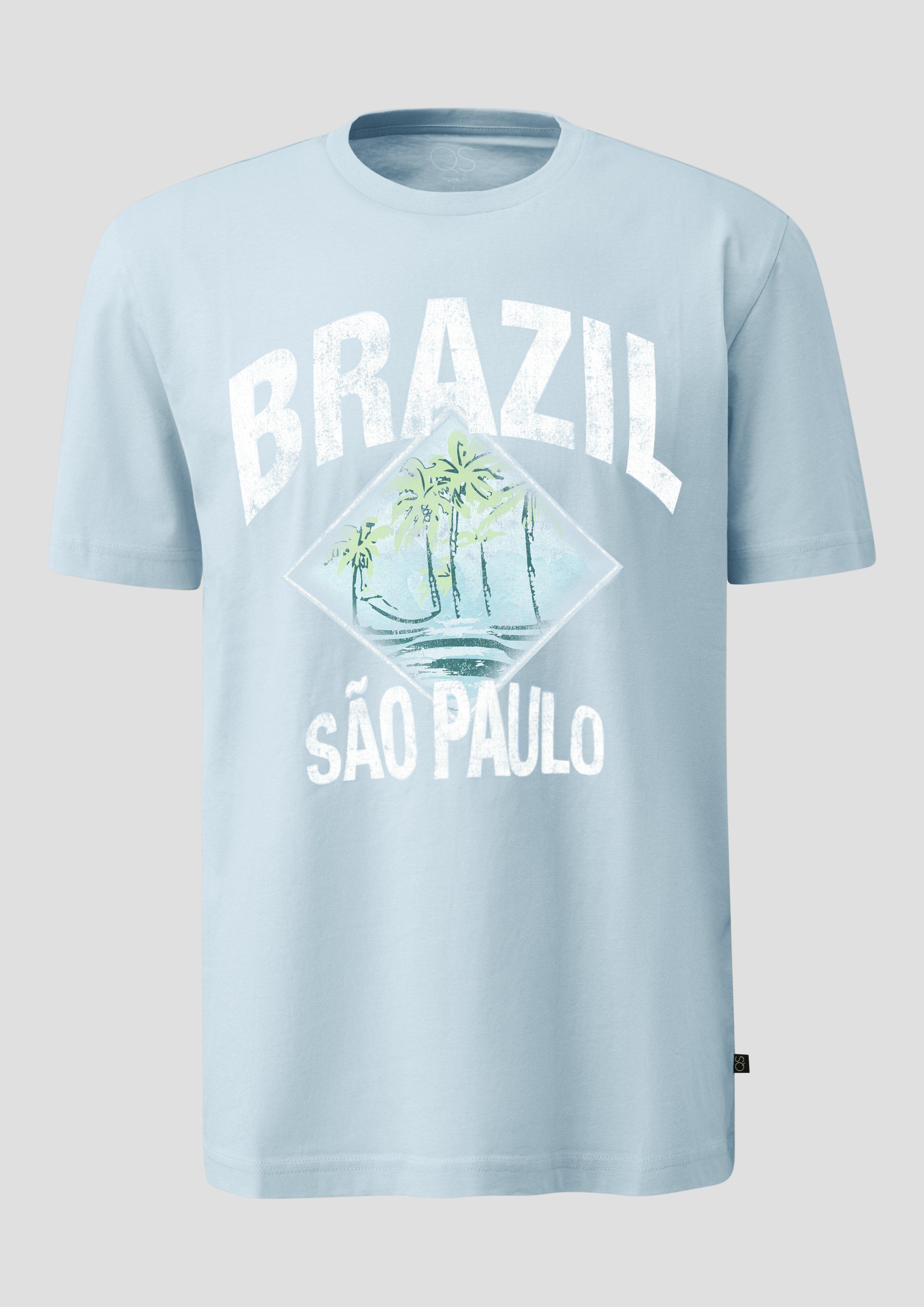 Herren T-Shirt in blau von QS