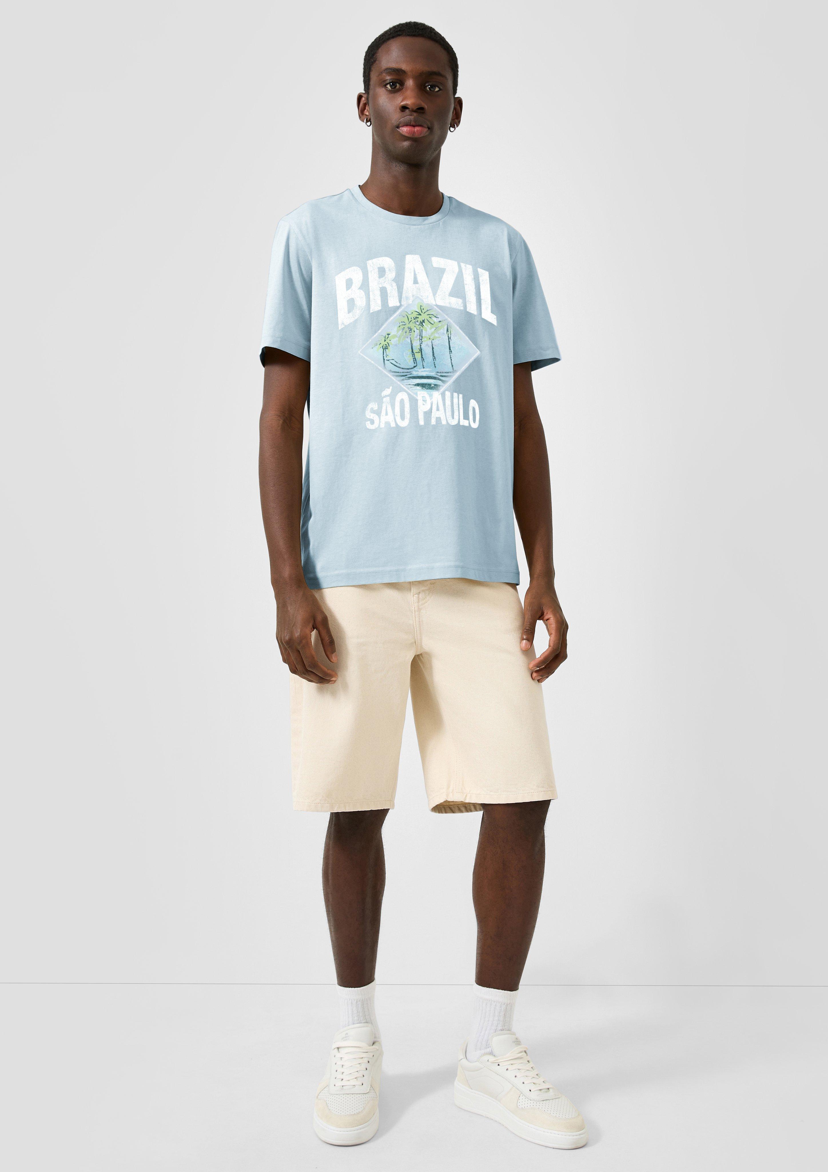 Herren T-Shirt in blau von QS