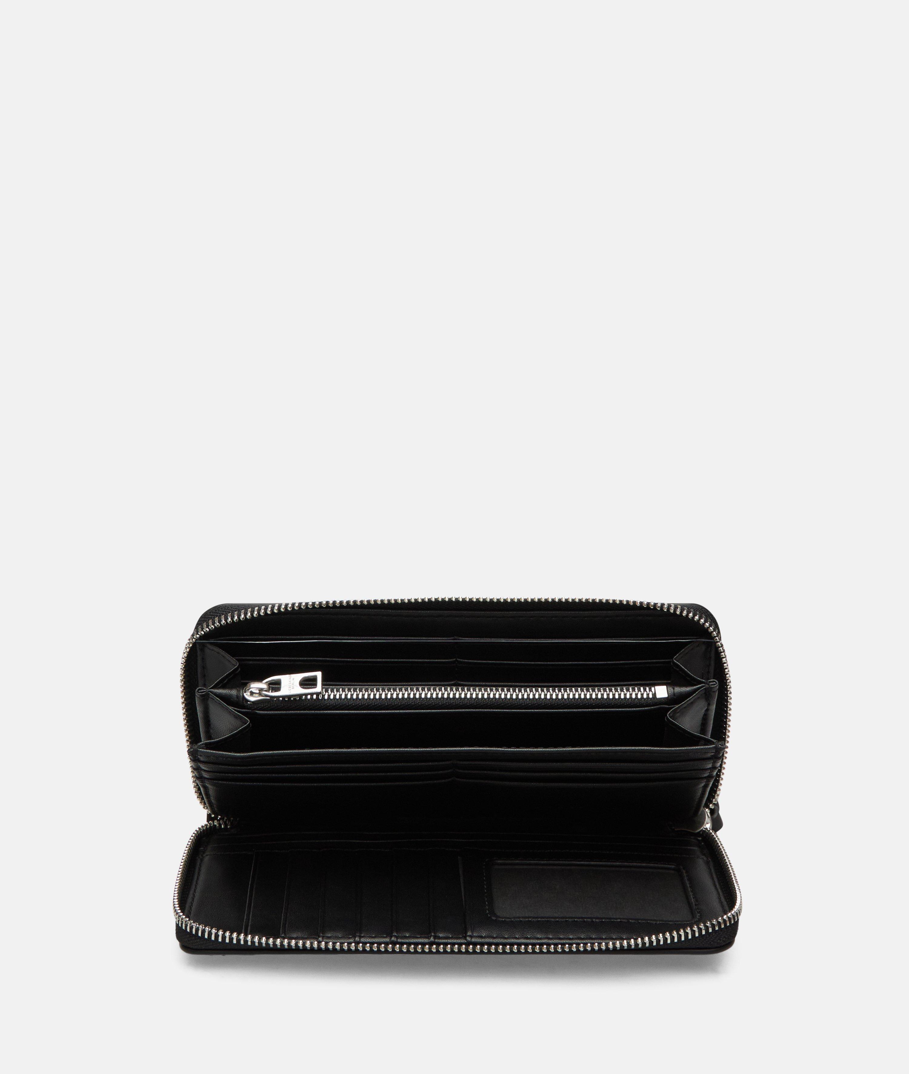 Gigi Geldbörse L in schwarz, braun & braun
