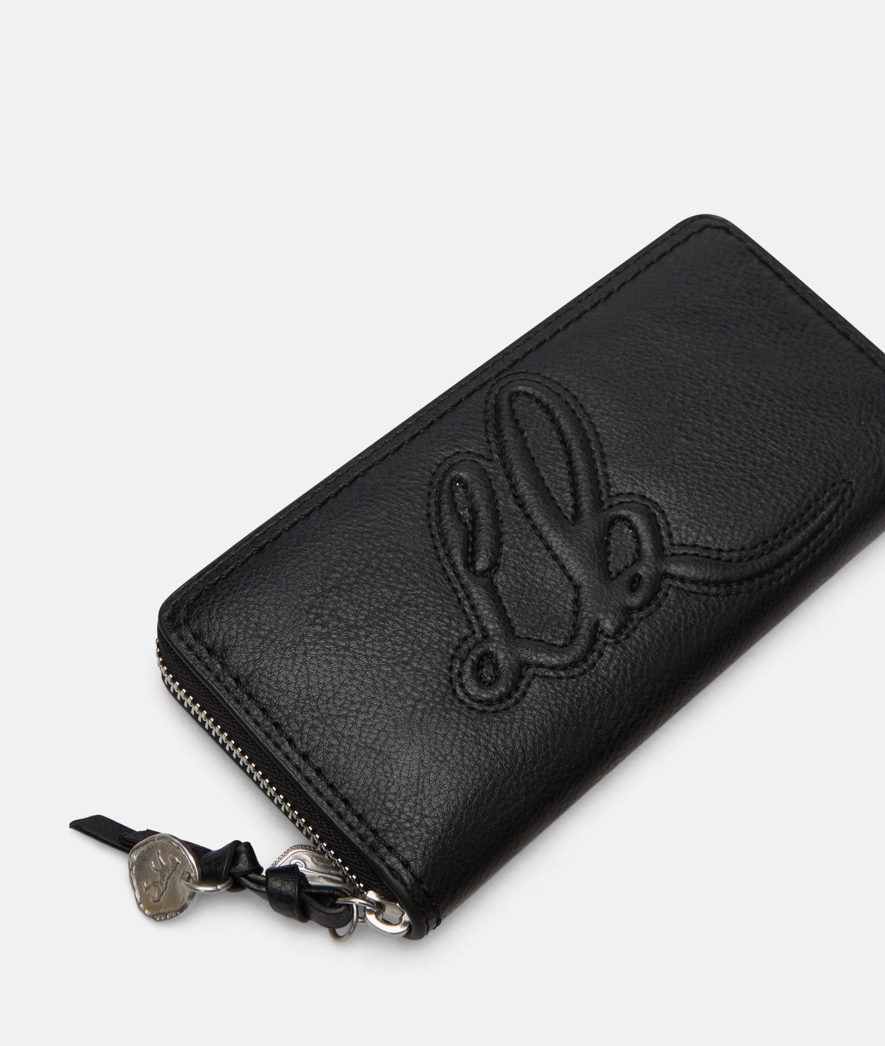 Gigi Geldbörse L in schwarz, braun & braun