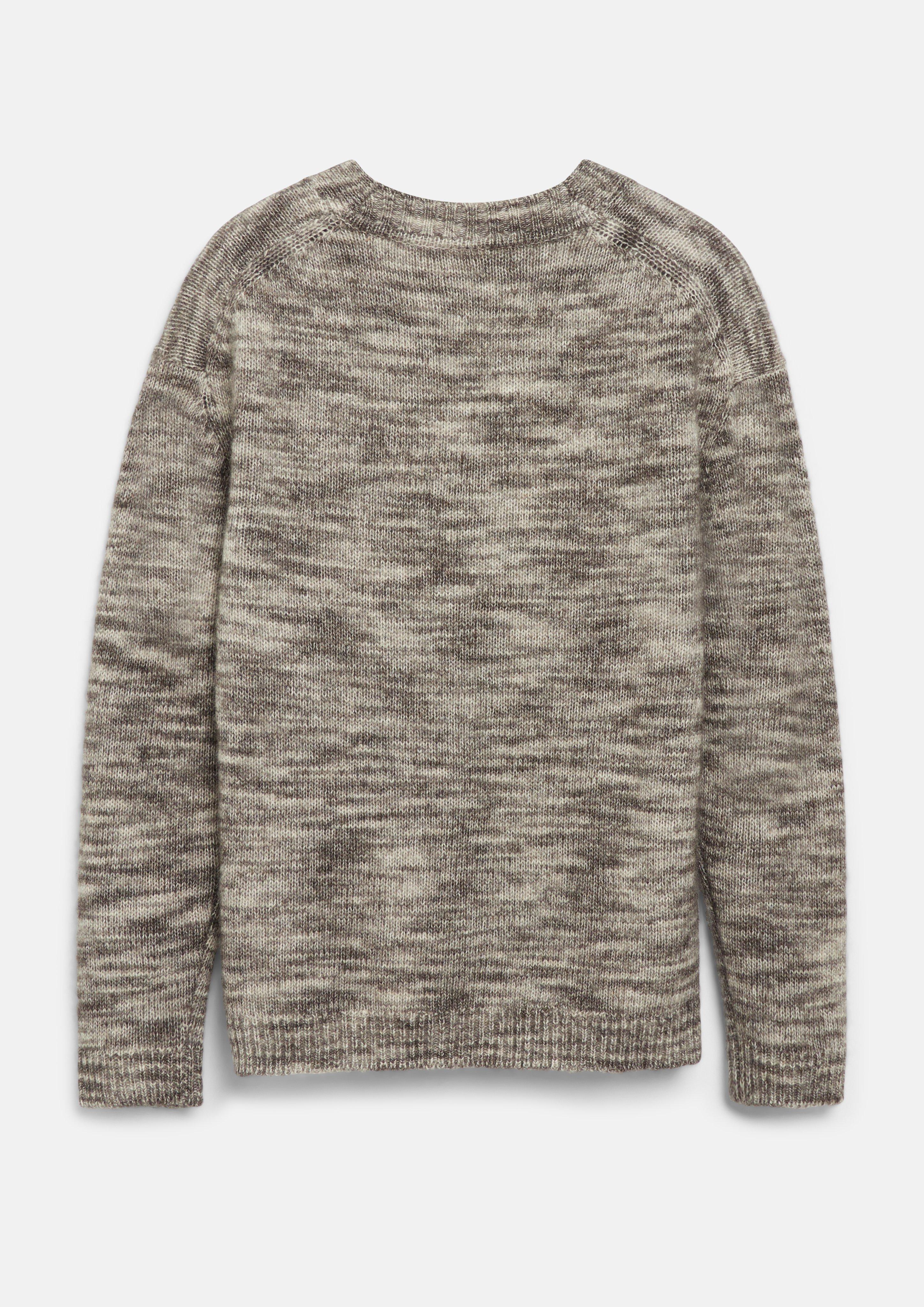 Men Melange wool blend cardigan in a modern fit in beige by s.Oliver BLACK LABEL