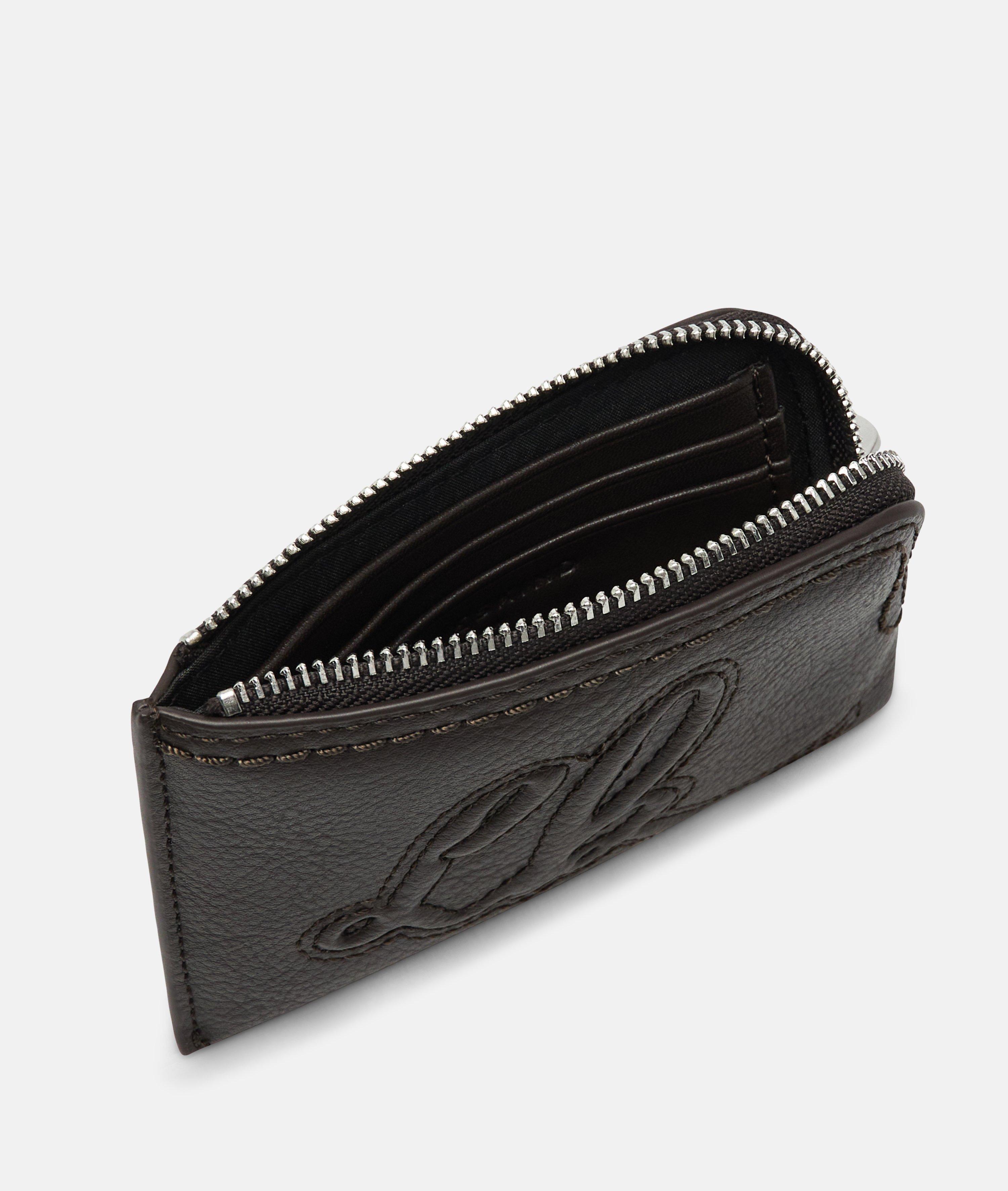 Wallet in brown, brown & black