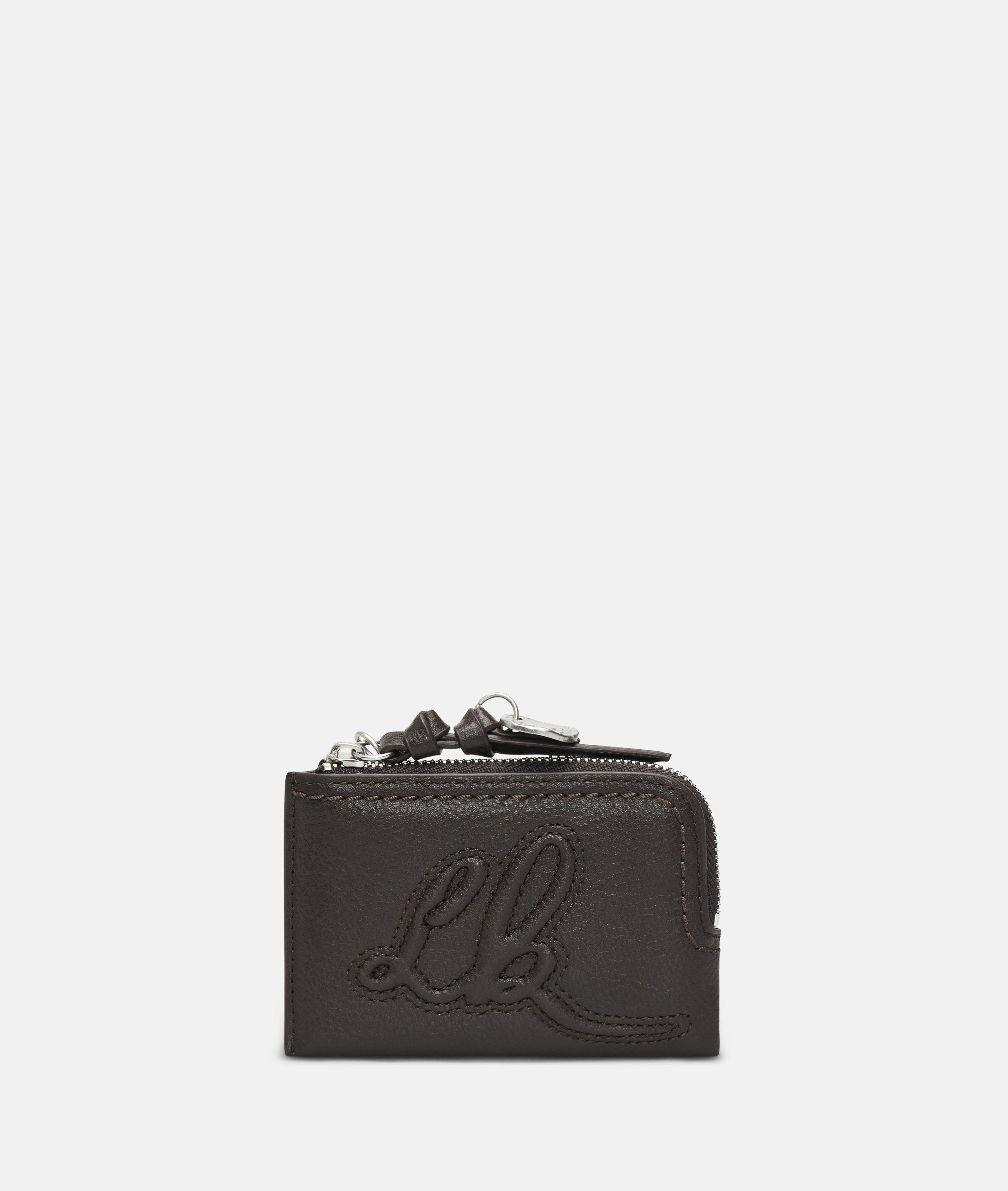 Wallet in brown, brown & black