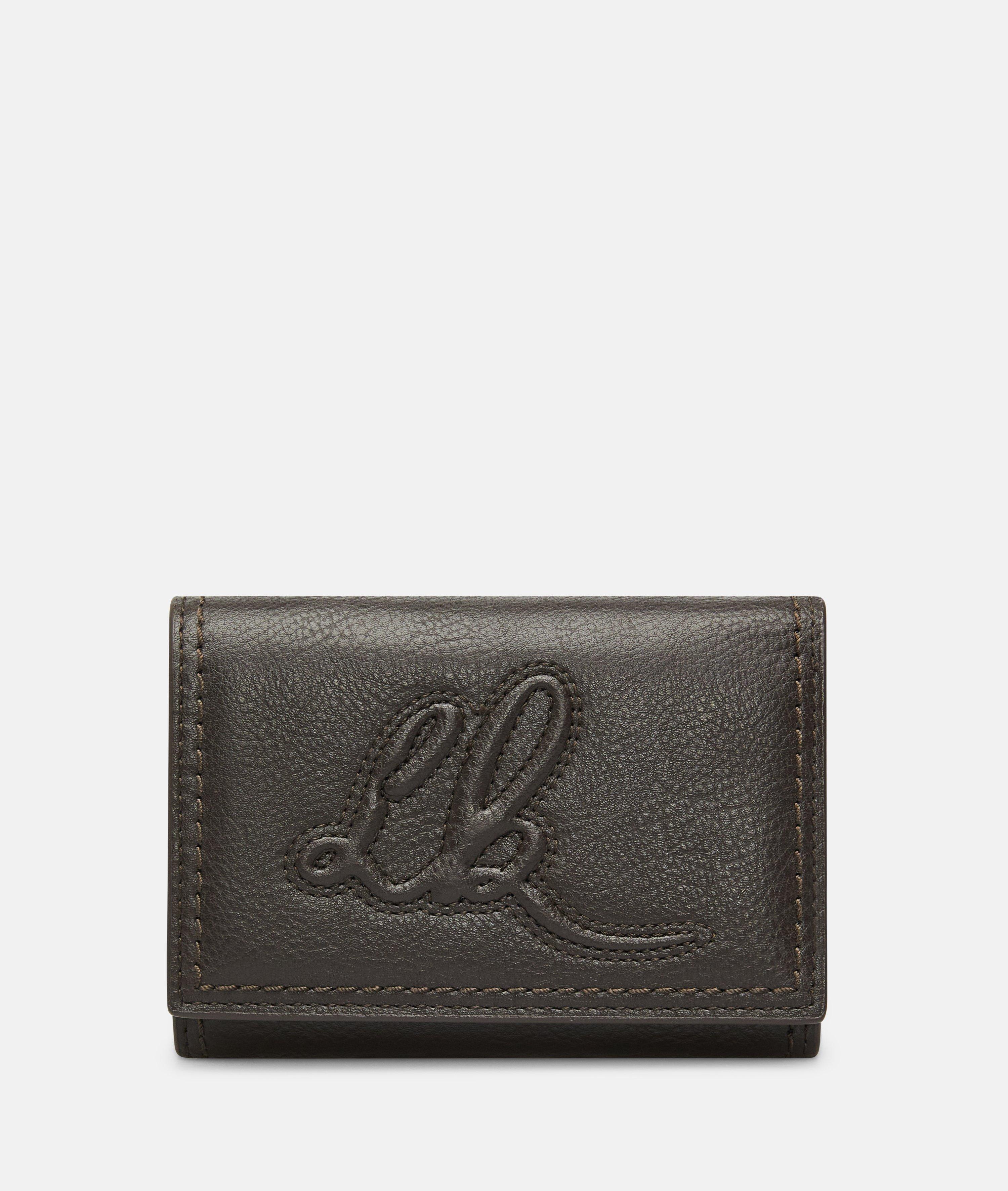 Wallet in brown & brown